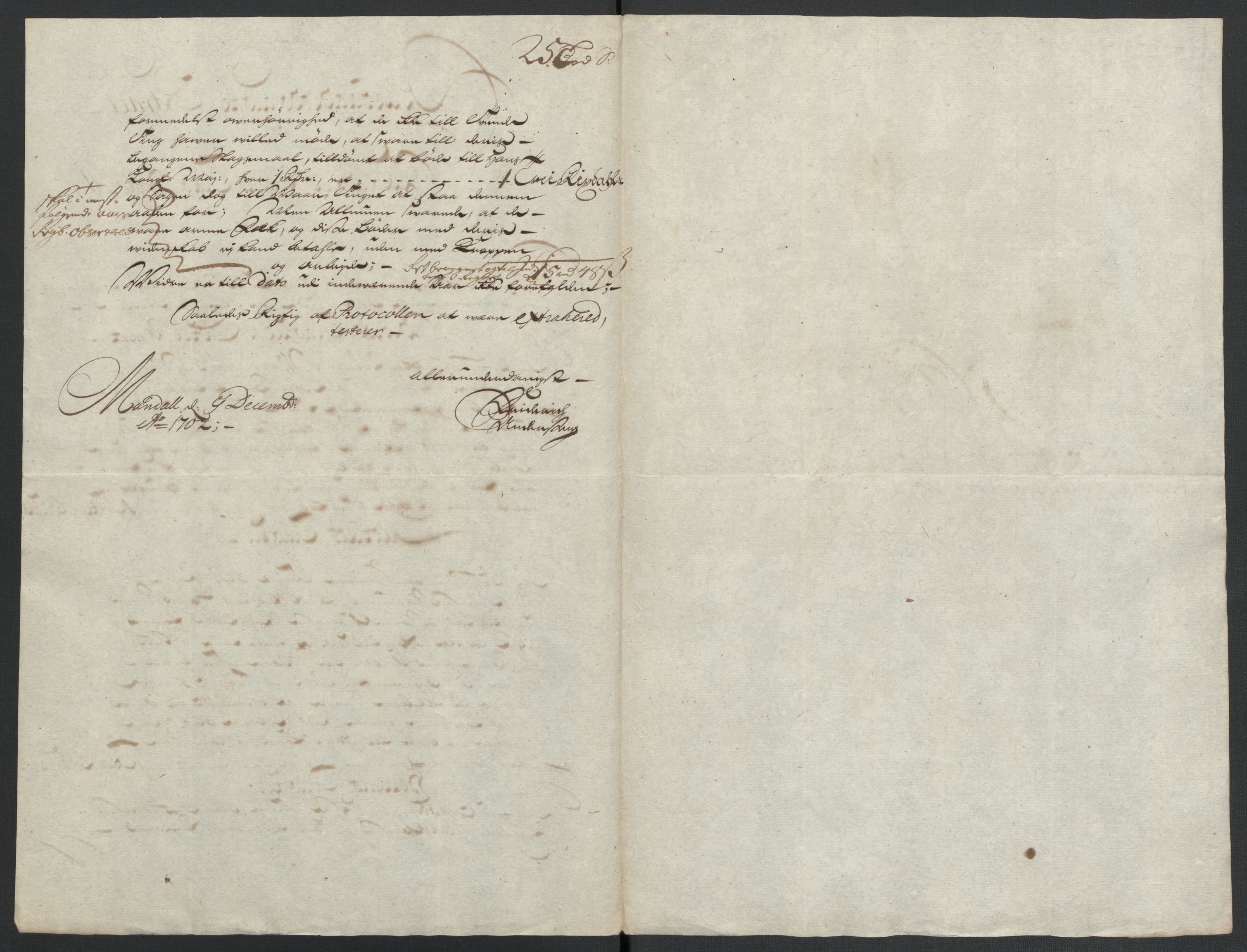 Rentekammeret inntil 1814, Reviderte regnskaper, Fogderegnskap, RA/EA-4092/R43/L2549: Fogderegnskap Lista og Mandal, 1701-1702, p. 267