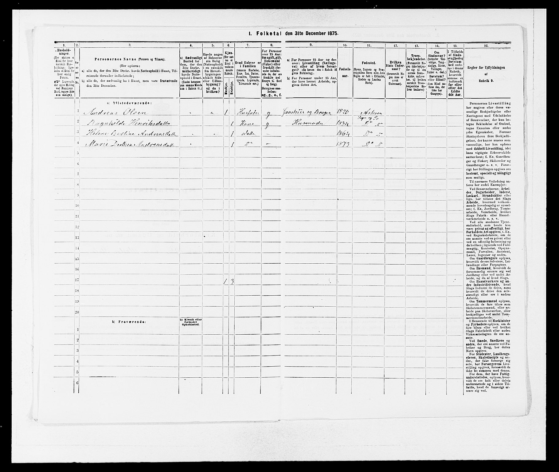 SAB, 1875 census for 1247P Askøy, 1875, p. 78