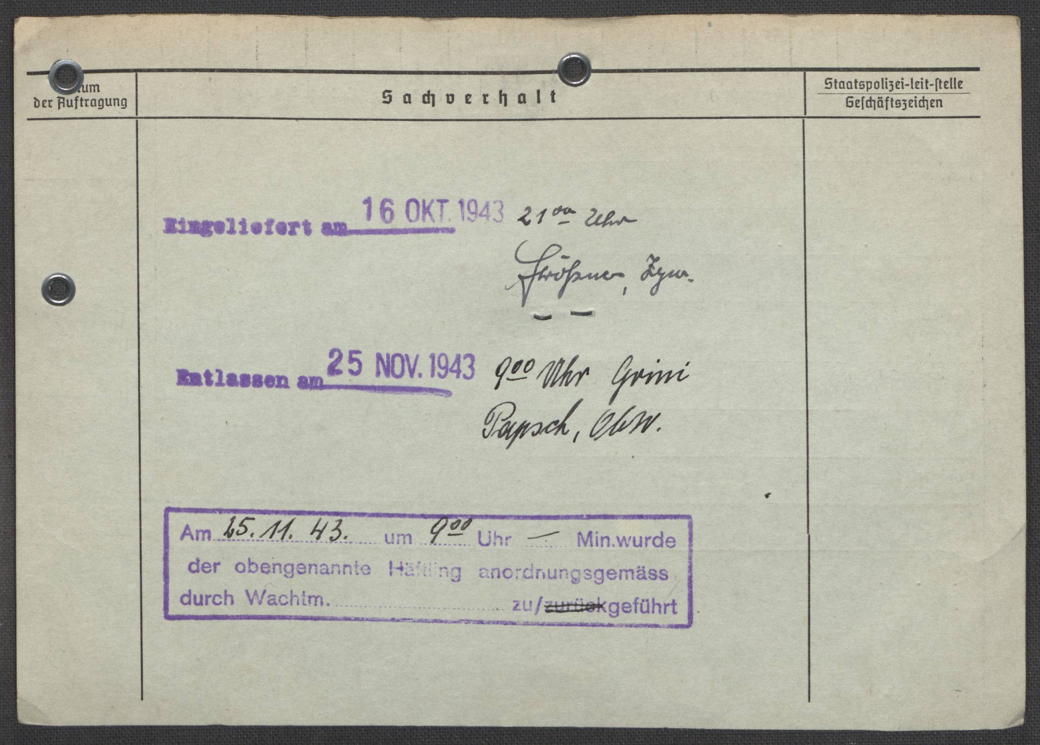 Befehlshaber der Sicherheitspolizei und des SD, AV/RA-RAFA-5969/E/Ea/Eaa/L0008: Register over norske fanger i Møllergata 19: Oelze-Ru, 1940-1945, p. 937