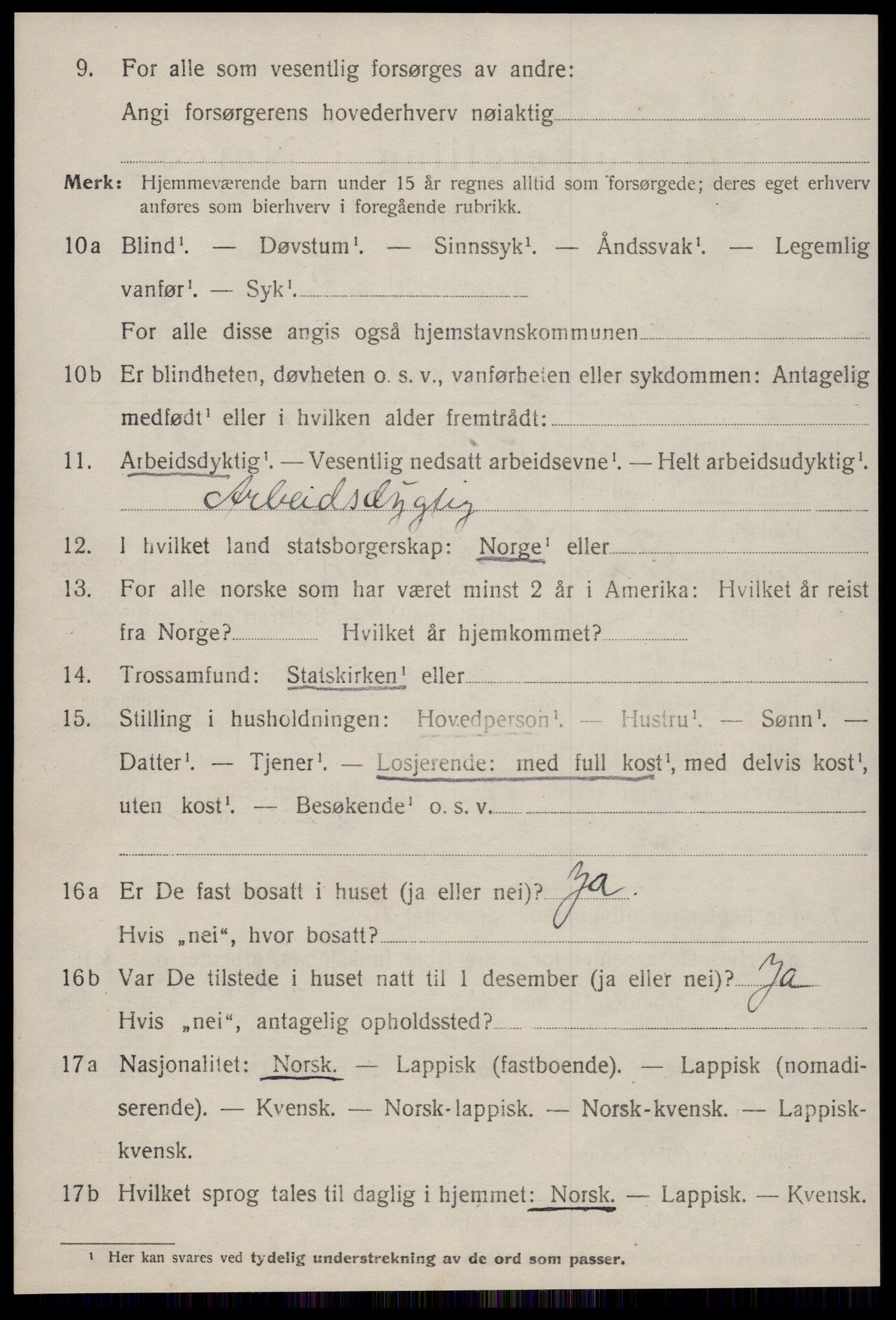 SAT, 1920 census for Horg, 1920, p. 4821