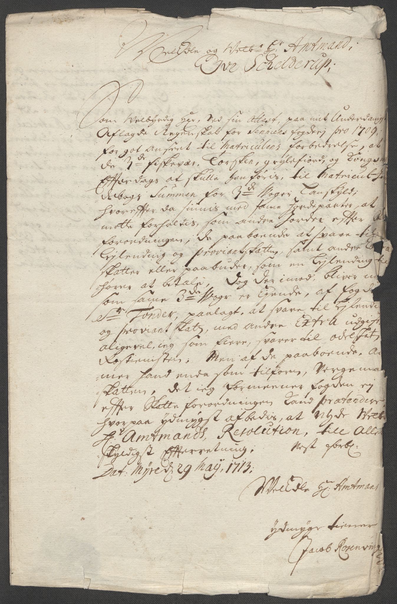 Rentekammeret inntil 1814, Reviderte regnskaper, Fogderegnskap, RA/EA-4092/R68/L4759: Fogderegnskap Senja og Troms, 1713, p. 228
