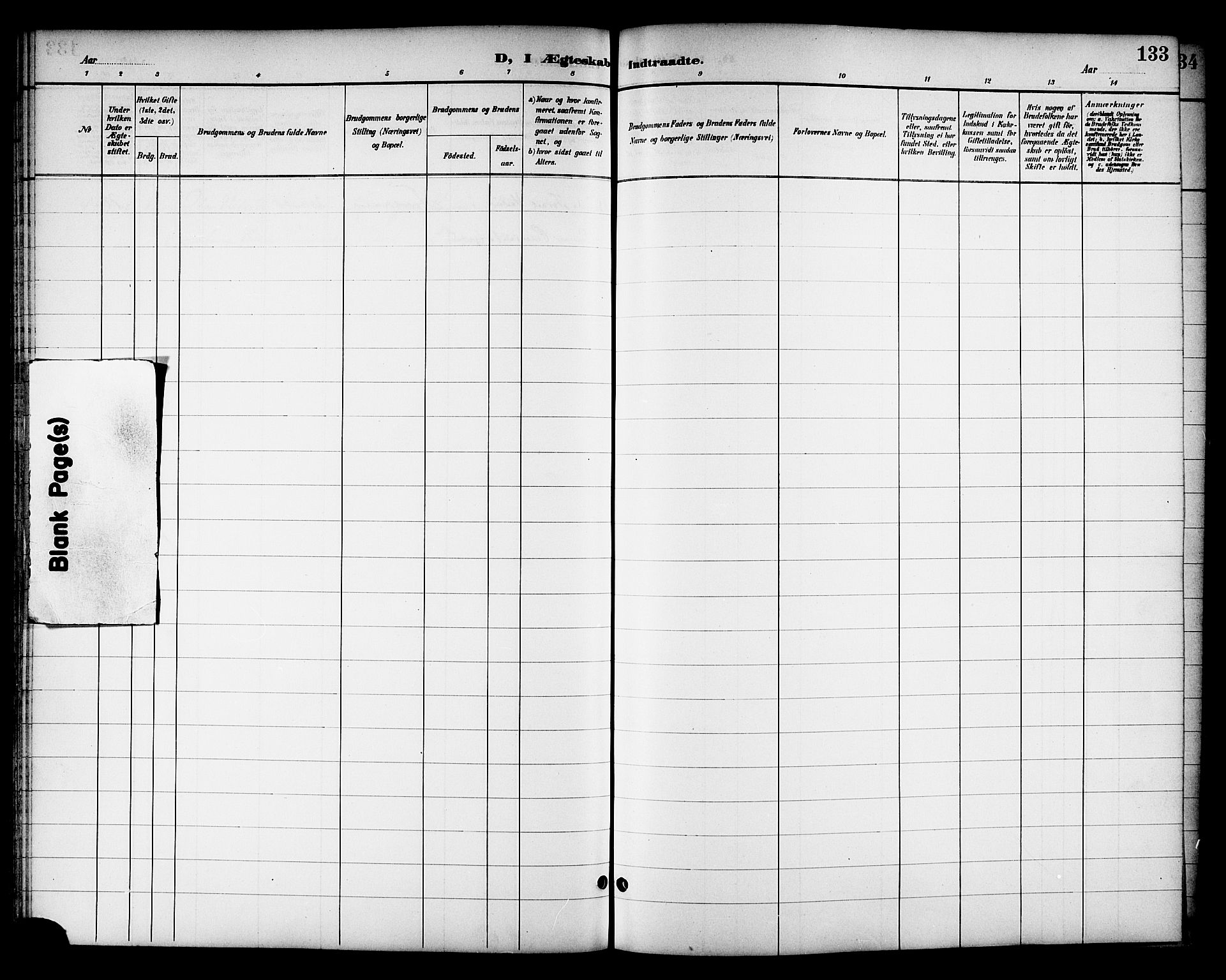 Ministerialprotokoller, klokkerbøker og fødselsregistre - Nord-Trøndelag, SAT/A-1458/714/L0135: Parish register (copy) no. 714C04, 1899-1918, p. 133