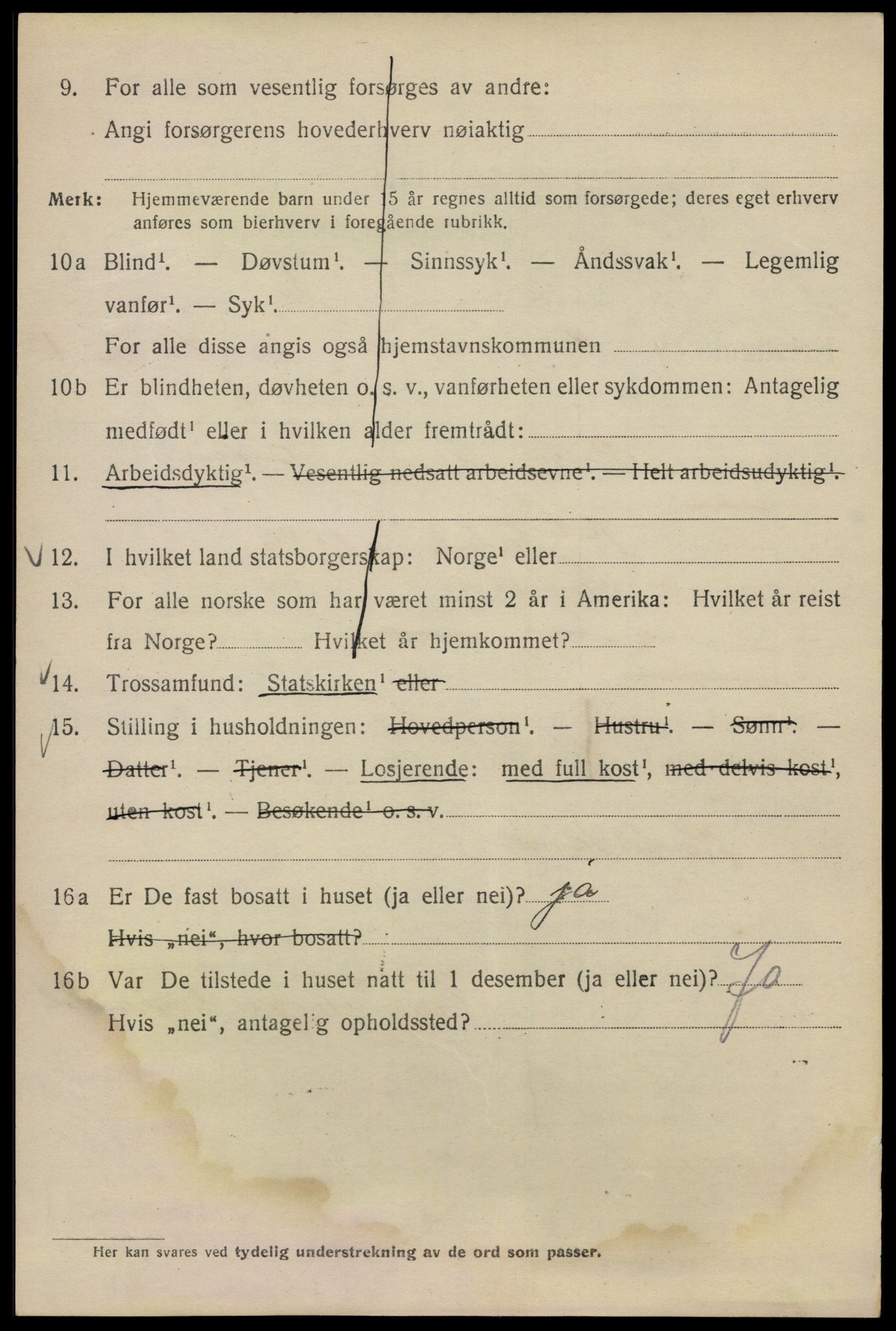 SAO, 1920 census for Kristiania, 1920, p. 173822