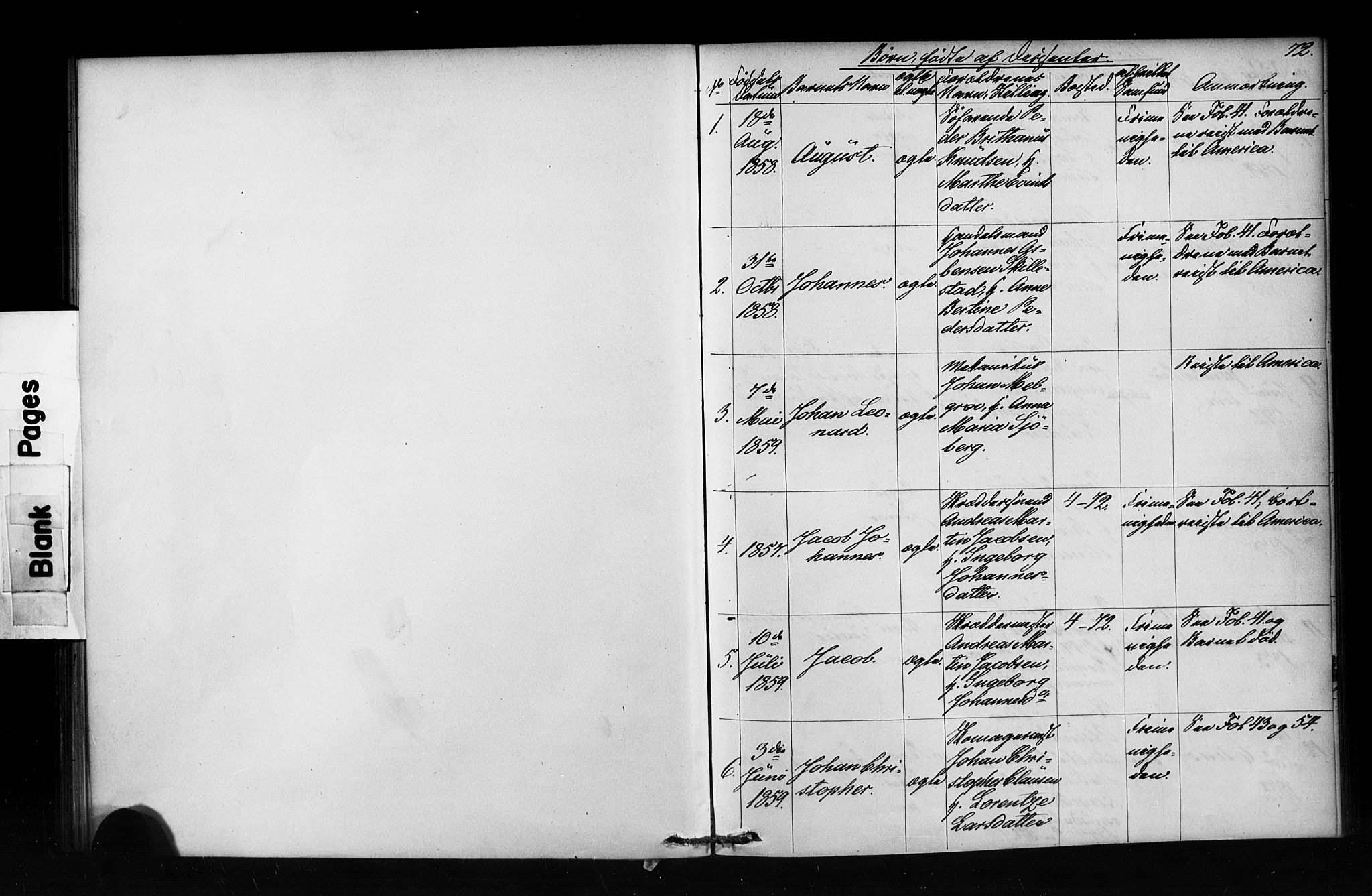 Nykirken Sokneprestembete, SAB/A-77101/H/Haa/L0052: Parish register (official) no. H 1, 1858-1896, p. 72