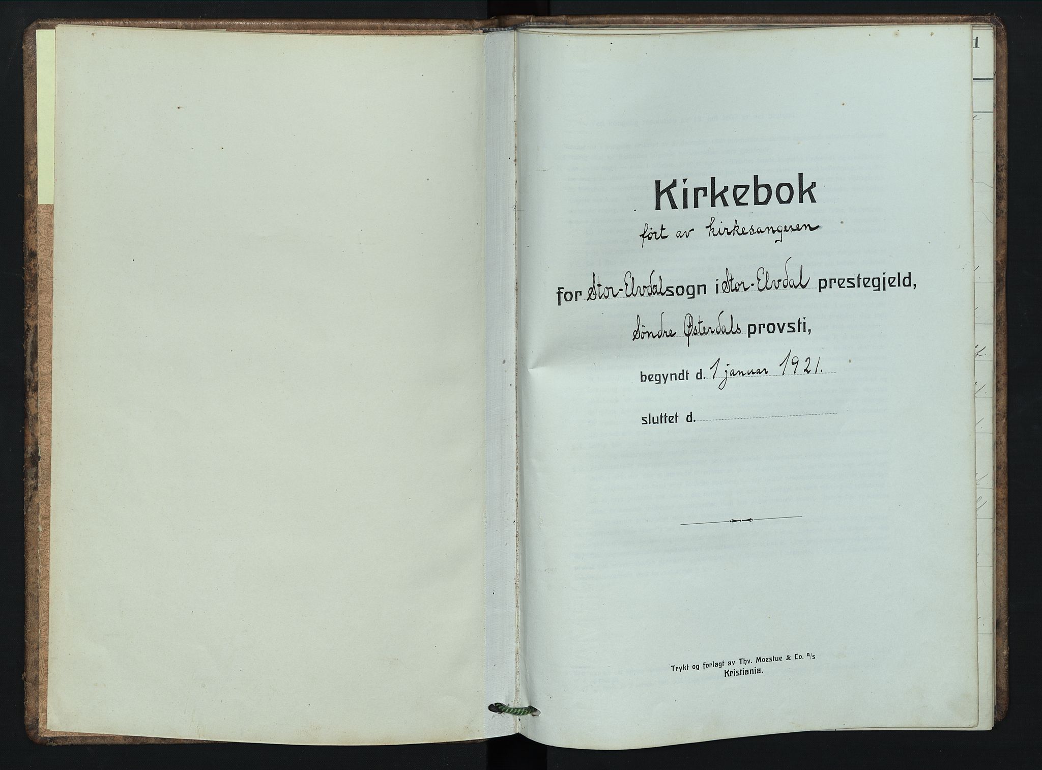 Stor-Elvdal prestekontor, AV/SAH-PREST-052/H/Ha/Hab/L0006: Parish register (copy) no. 6, 1921-1948