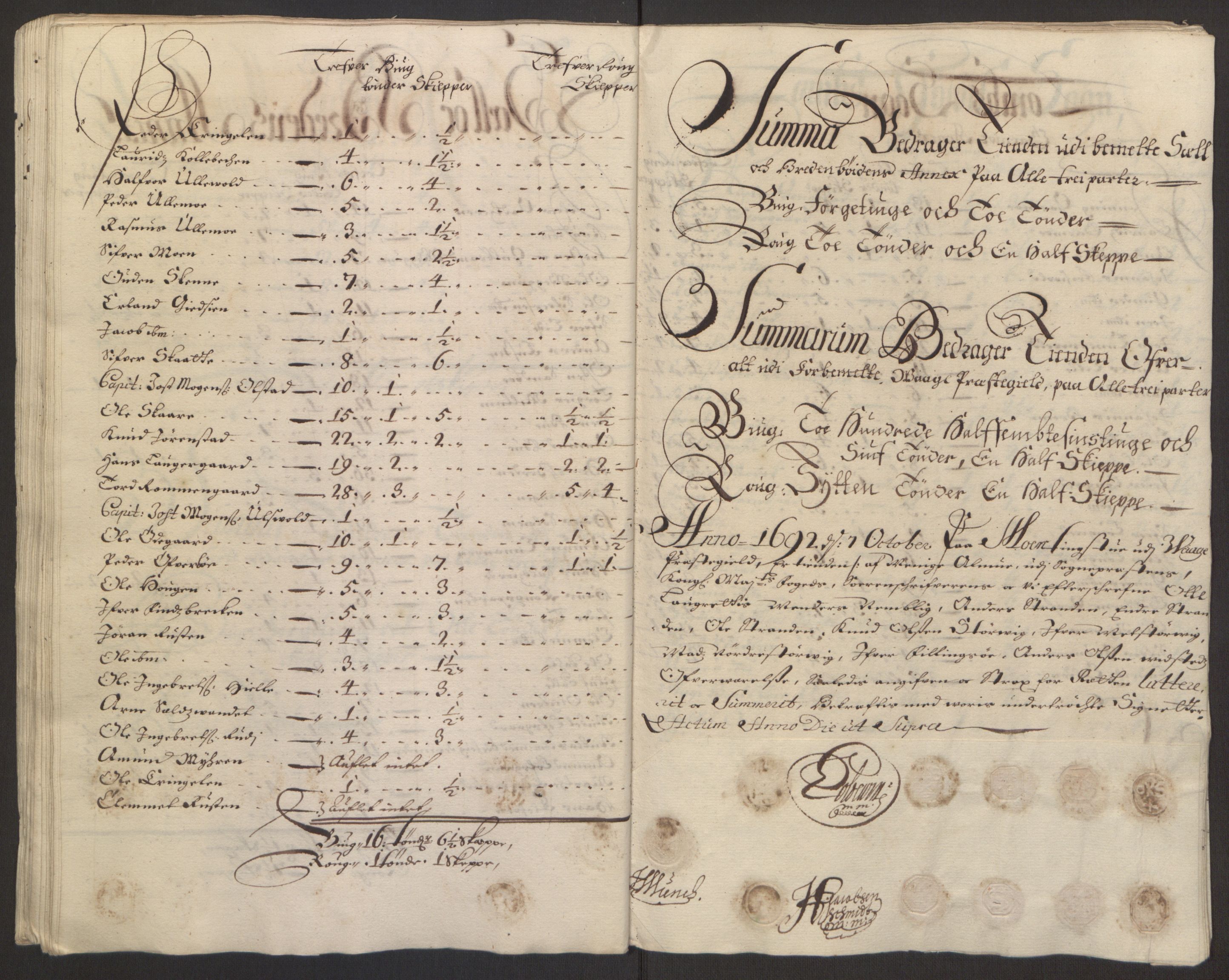 Rentekammeret inntil 1814, Reviderte regnskaper, Fogderegnskap, AV/RA-EA-4092/R17/L1166: Fogderegnskap Gudbrandsdal, 1690-1692, p. 40