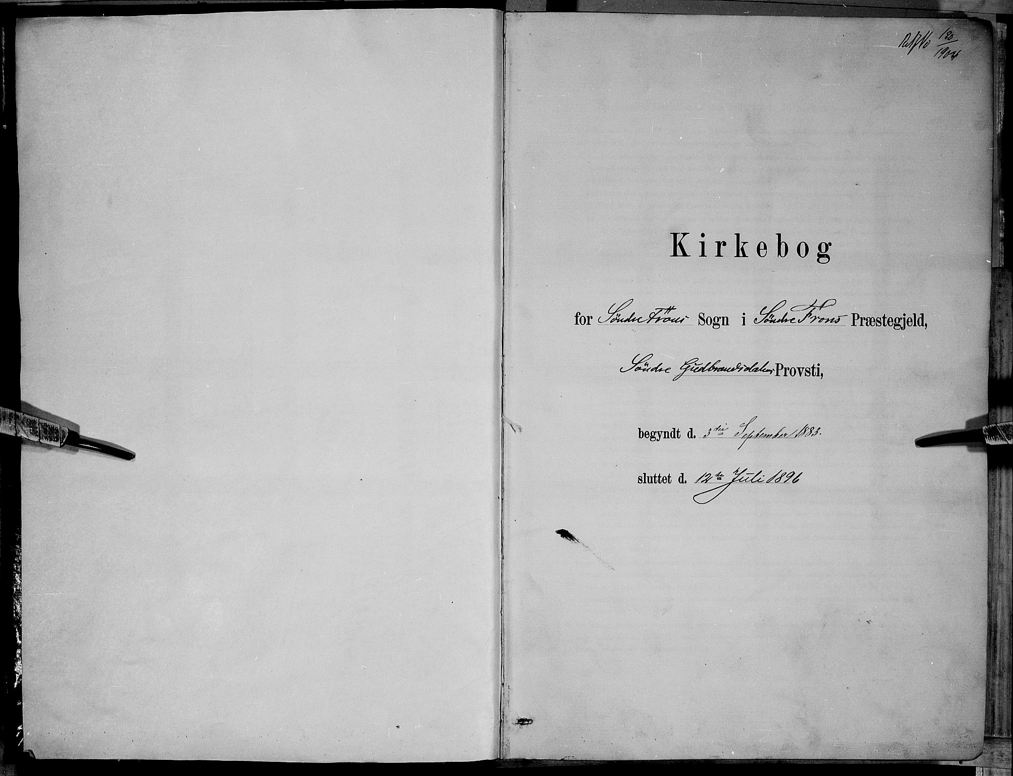 Sør-Fron prestekontor, SAH/PREST-010/H/Ha/Hab/L0003: Parish register (copy) no. 3, 1884-1896