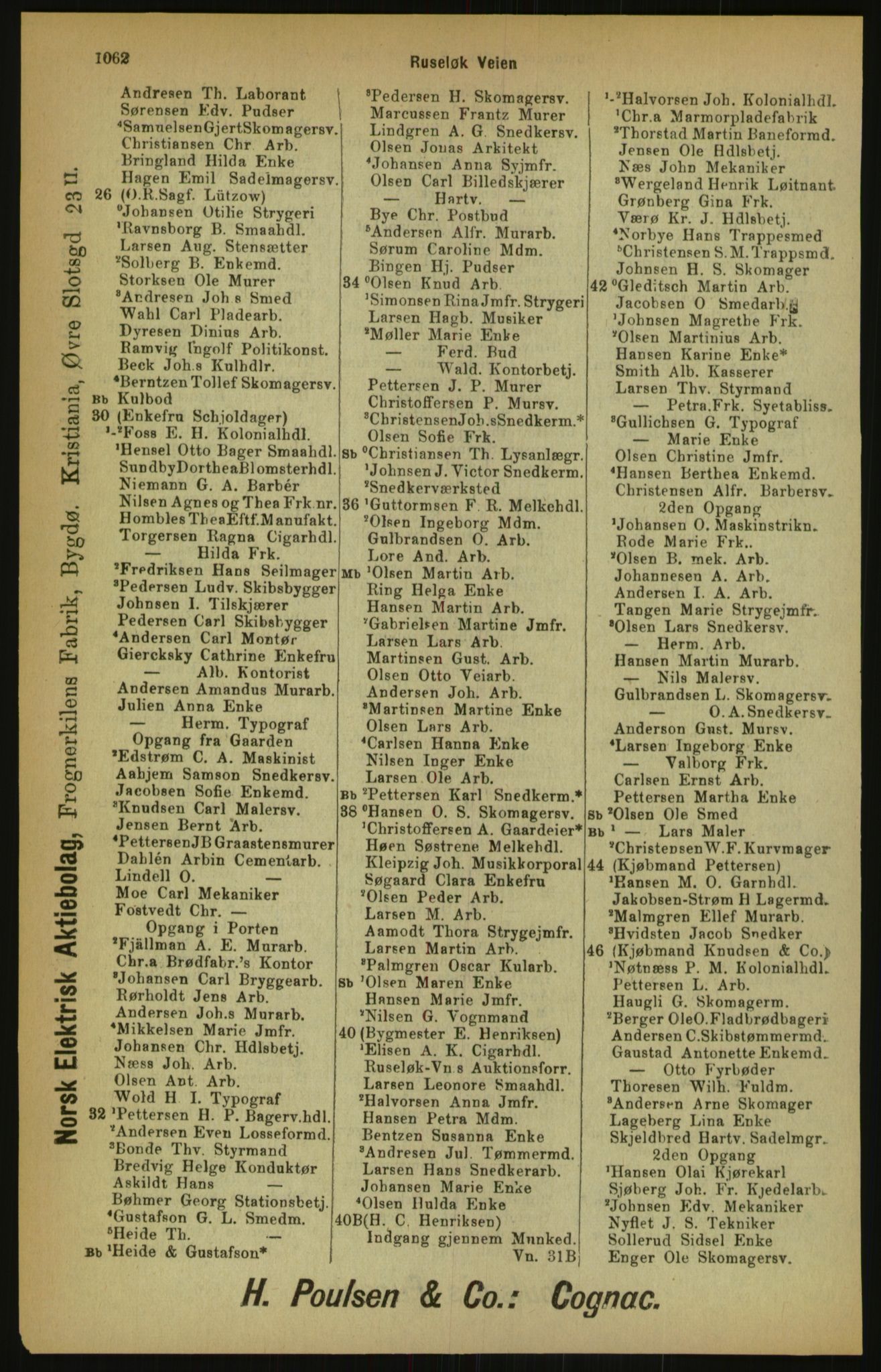 Kristiania/Oslo adressebok, PUBL/-, 1900, p. 1062