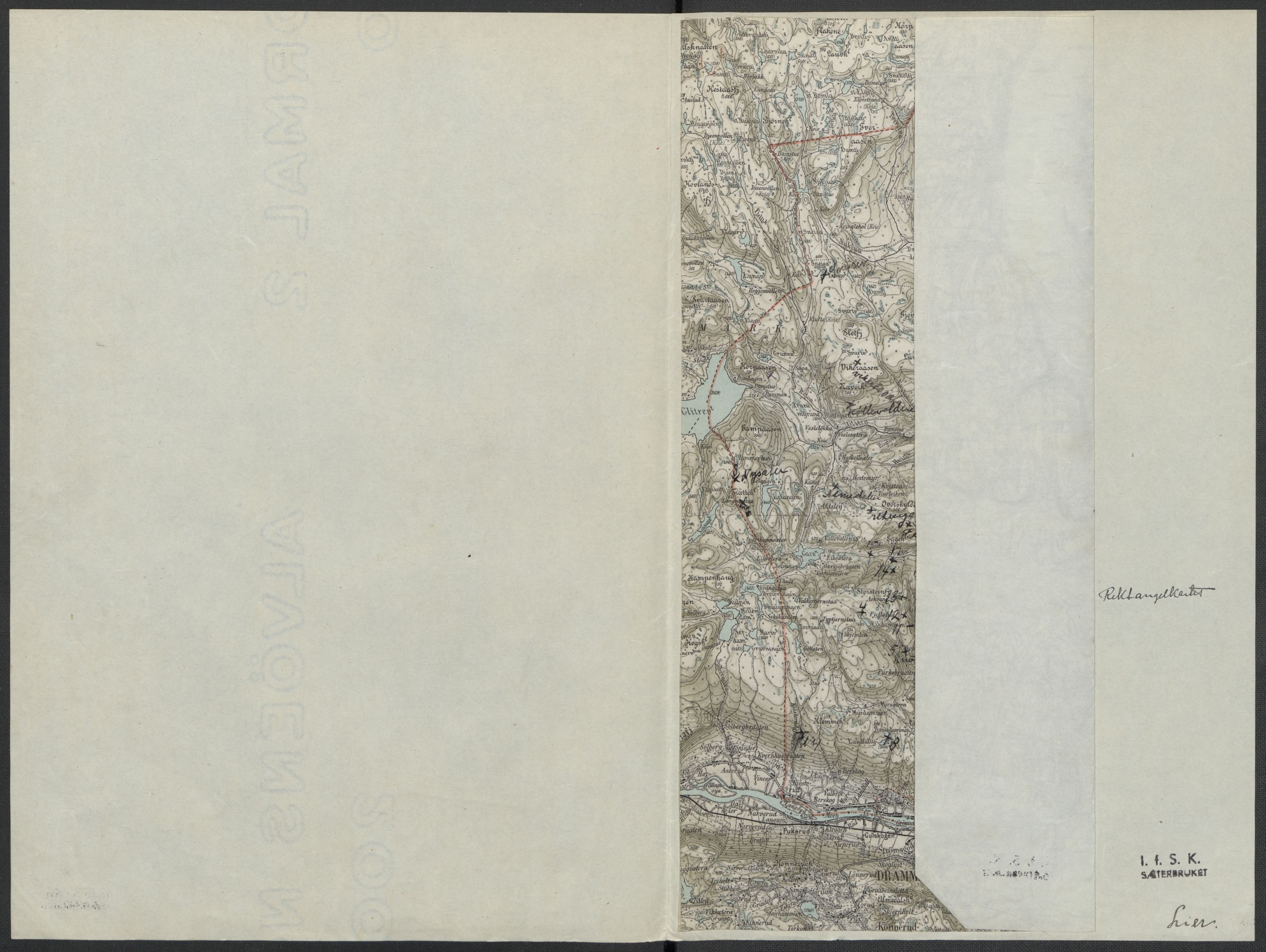 Instituttet for sammenlignende kulturforskning, AV/RA-PA-0424/F/Fc/L0006/0002: Eske B6: / Buskerud (perm XIV), 1934-1940