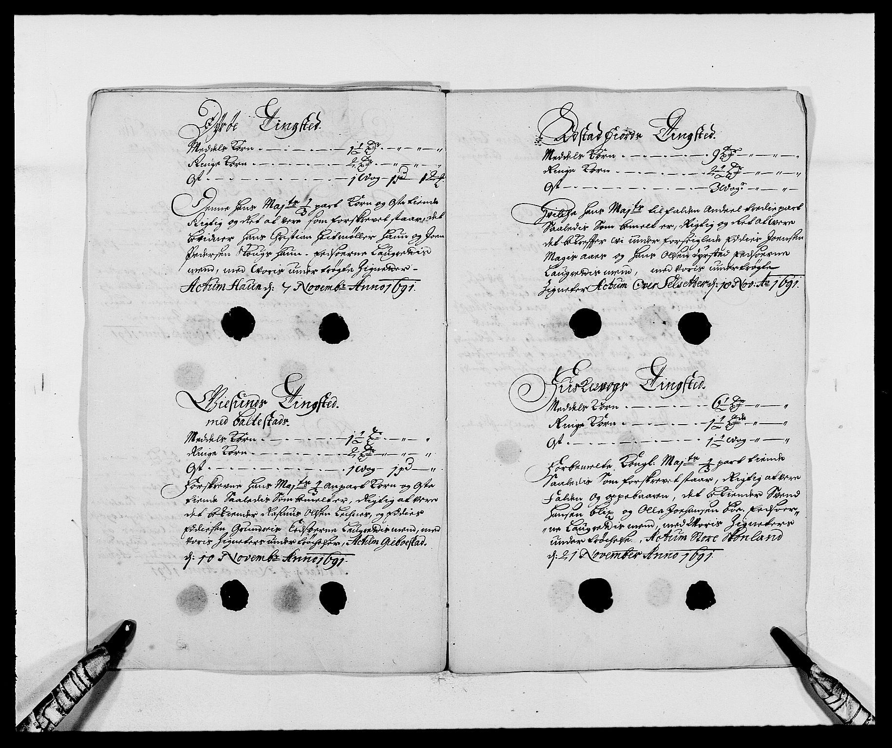Rentekammeret inntil 1814, Reviderte regnskaper, Fogderegnskap, RA/EA-4092/R68/L4752: Fogderegnskap Senja og Troms, 1691-1693, p. 128