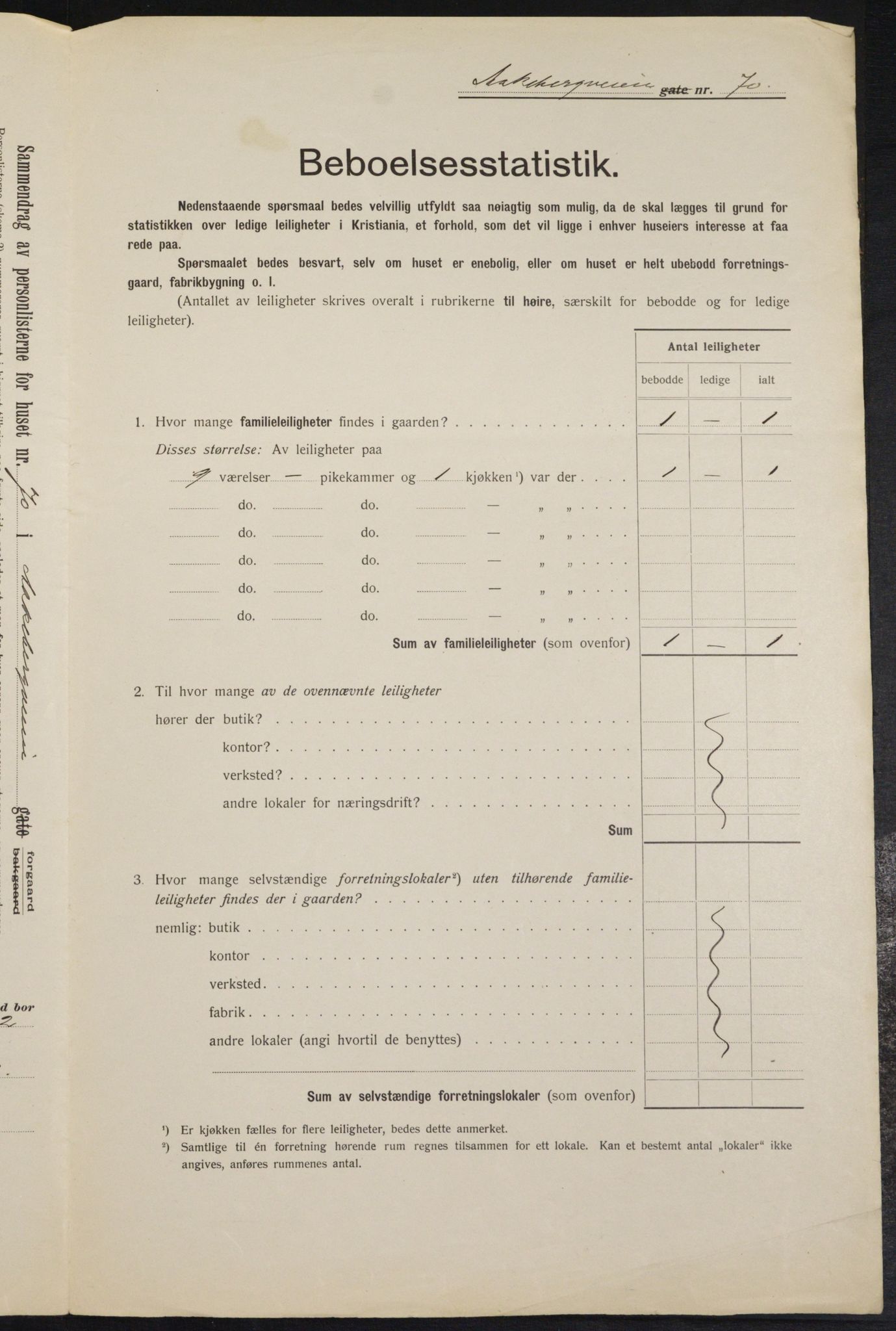 OBA, Municipal Census 1912 for Kristiania, 1912, p. 130947