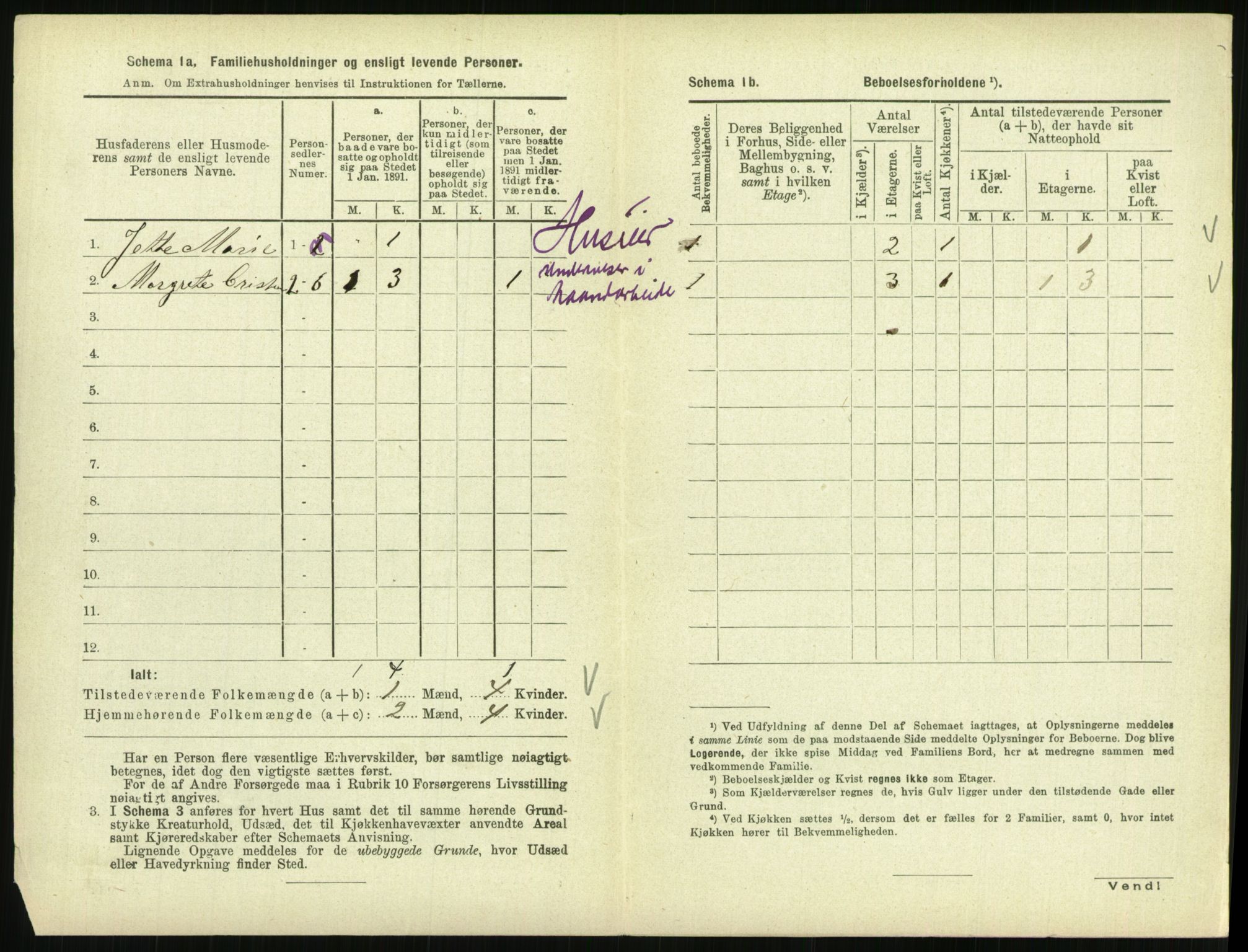 RA, 1891 census for 0801 Kragerø, 1891, p. 373