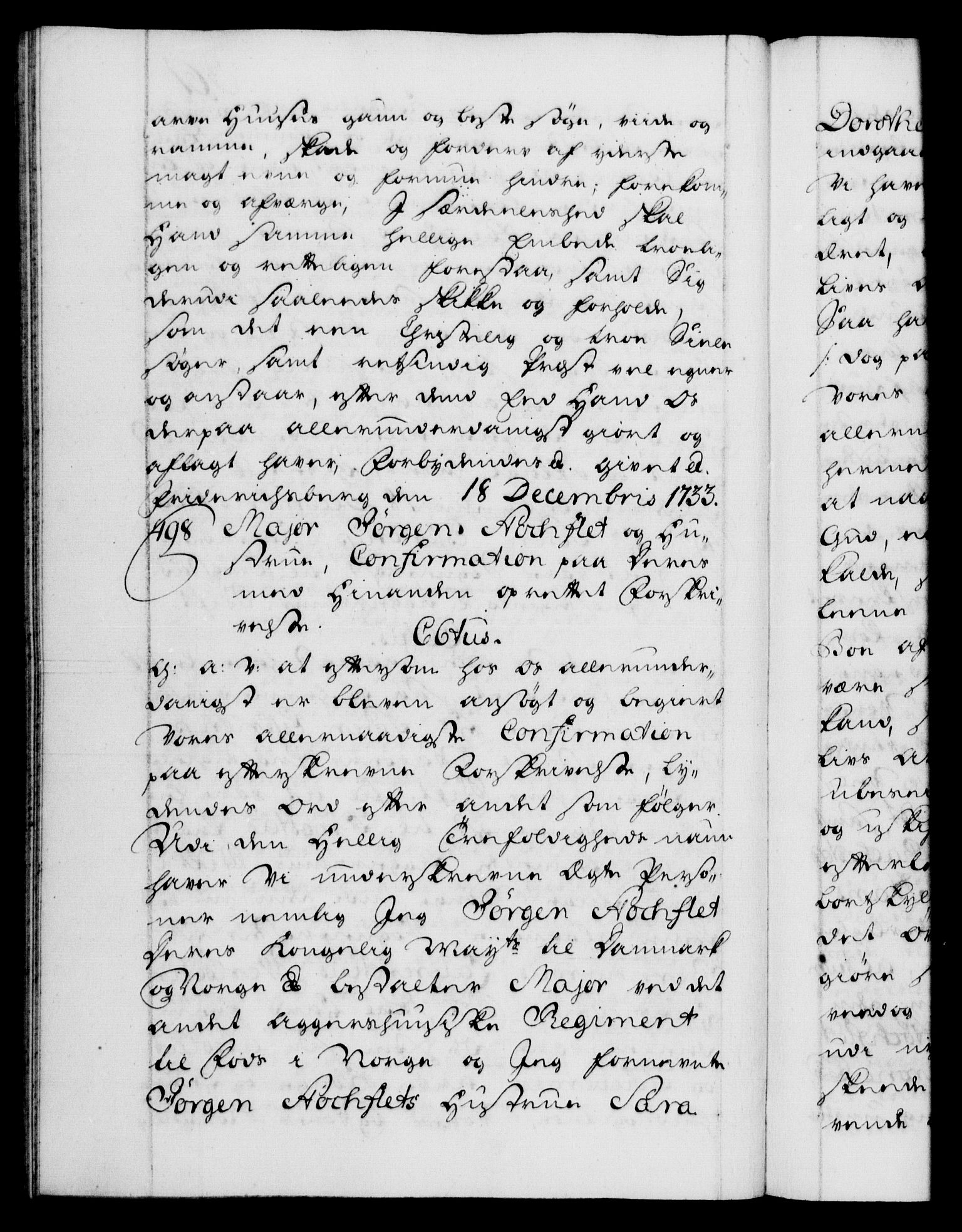 Danske Kanselli 1572-1799, AV/RA-EA-3023/F/Fc/Fca/Fcaa/L0028: Norske registre, 1733-1734, p. 361b