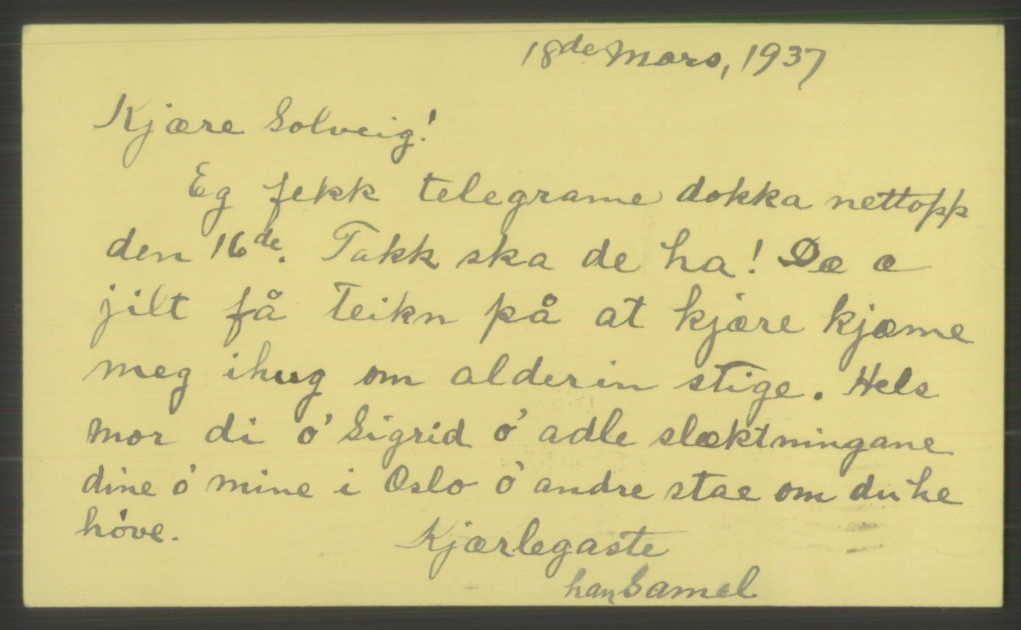 Samlinger til kildeutgivelse, Amerikabrevene, AV/RA-EA-4057/F/L0001: Innlån av ukjent proveniens. Innlån fra Østfold. Innlån fra Oslo: Bratvold - Garborgbrevene II, 1838-1914, p. 550