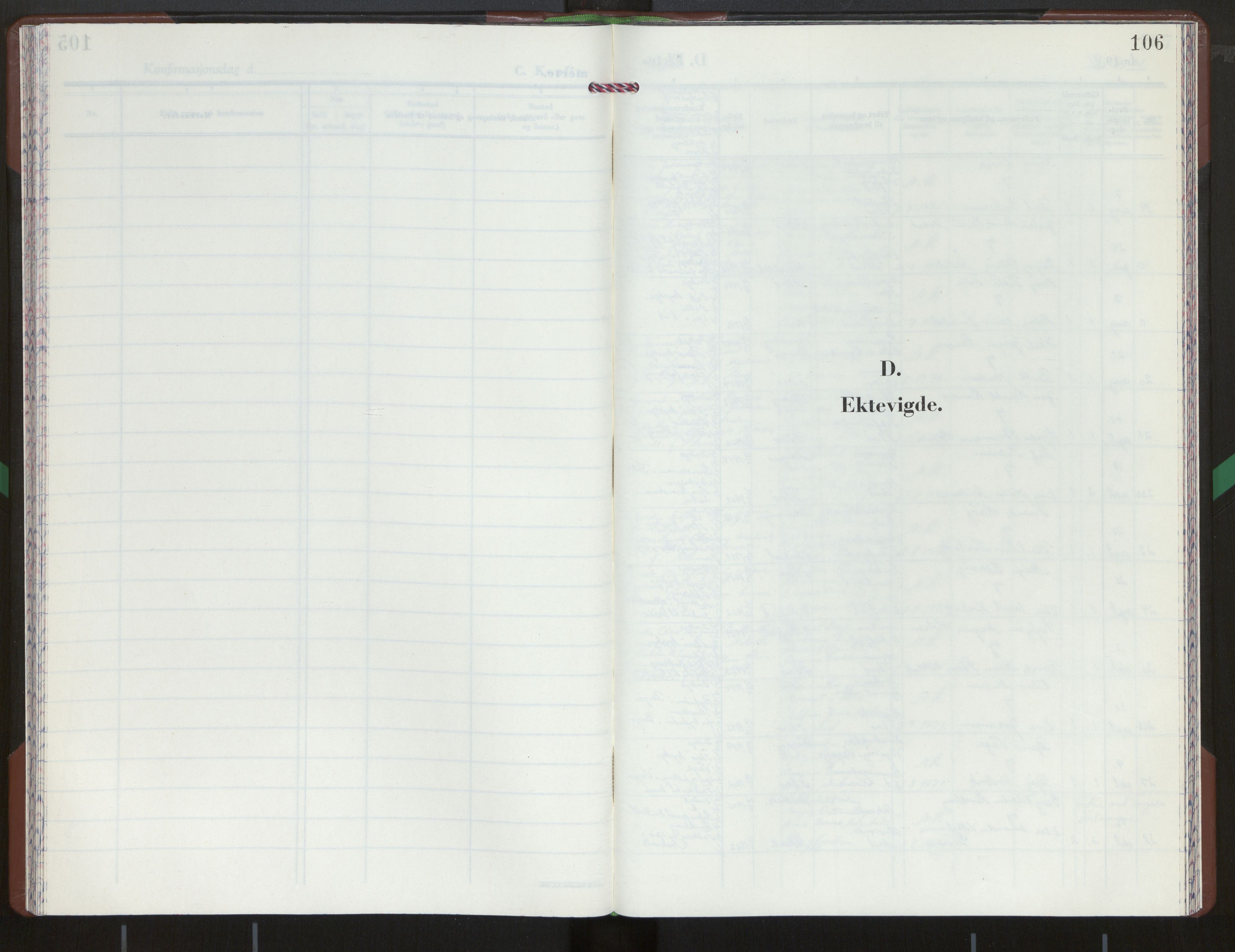 Kinn sokneprestembete, SAB/A-80801/H/Hab/Habb/L0003: Parish register (copy) no. B 3, 1971-1974, p. 106