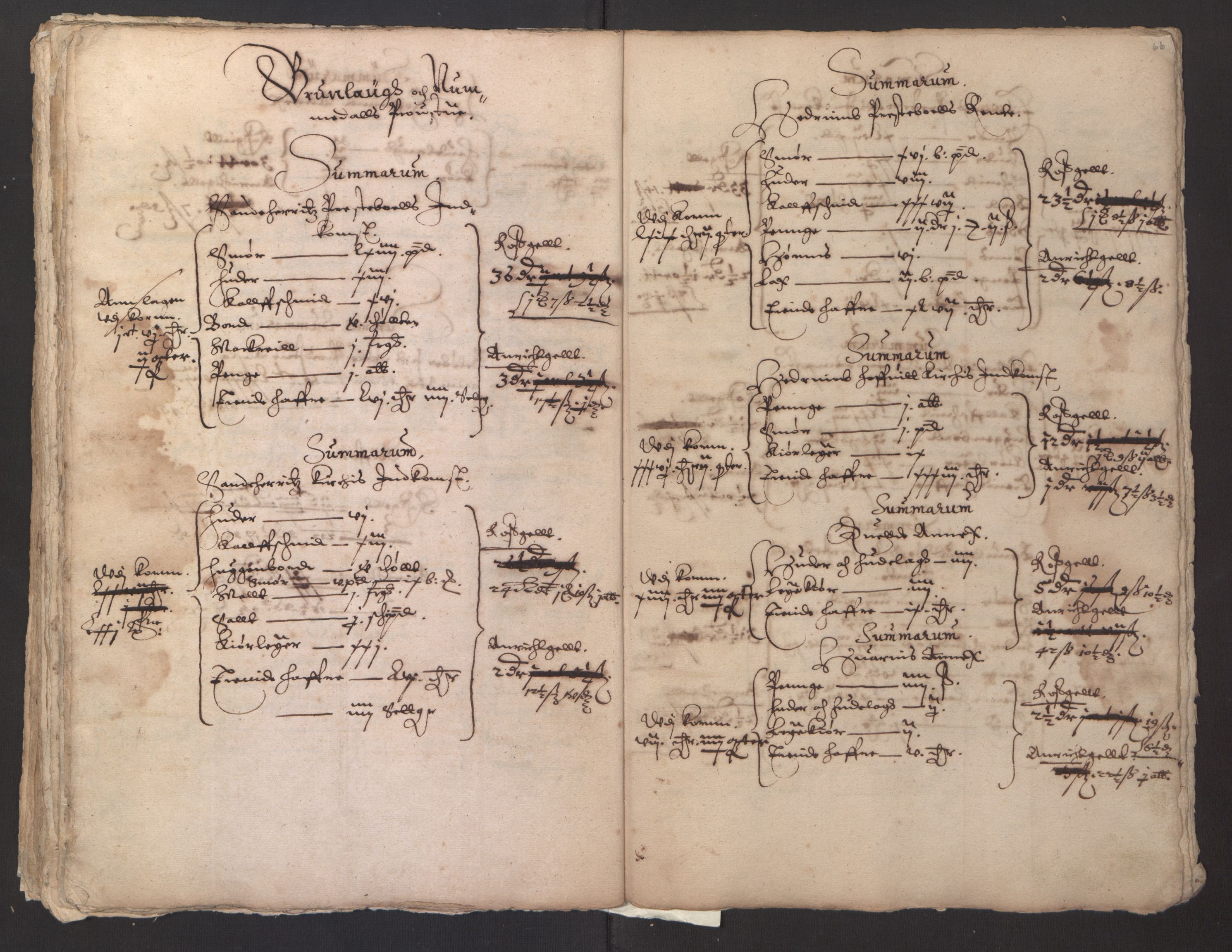 Stattholderembetet 1572-1771, AV/RA-EA-2870/Ek/L0014/0001: Jordebøker til utlikning av rosstjeneste 1624-1626: / Kirke- og prestebolsinntekter i Oslo og Hamar bispedømme, 1625-1626, p. 68