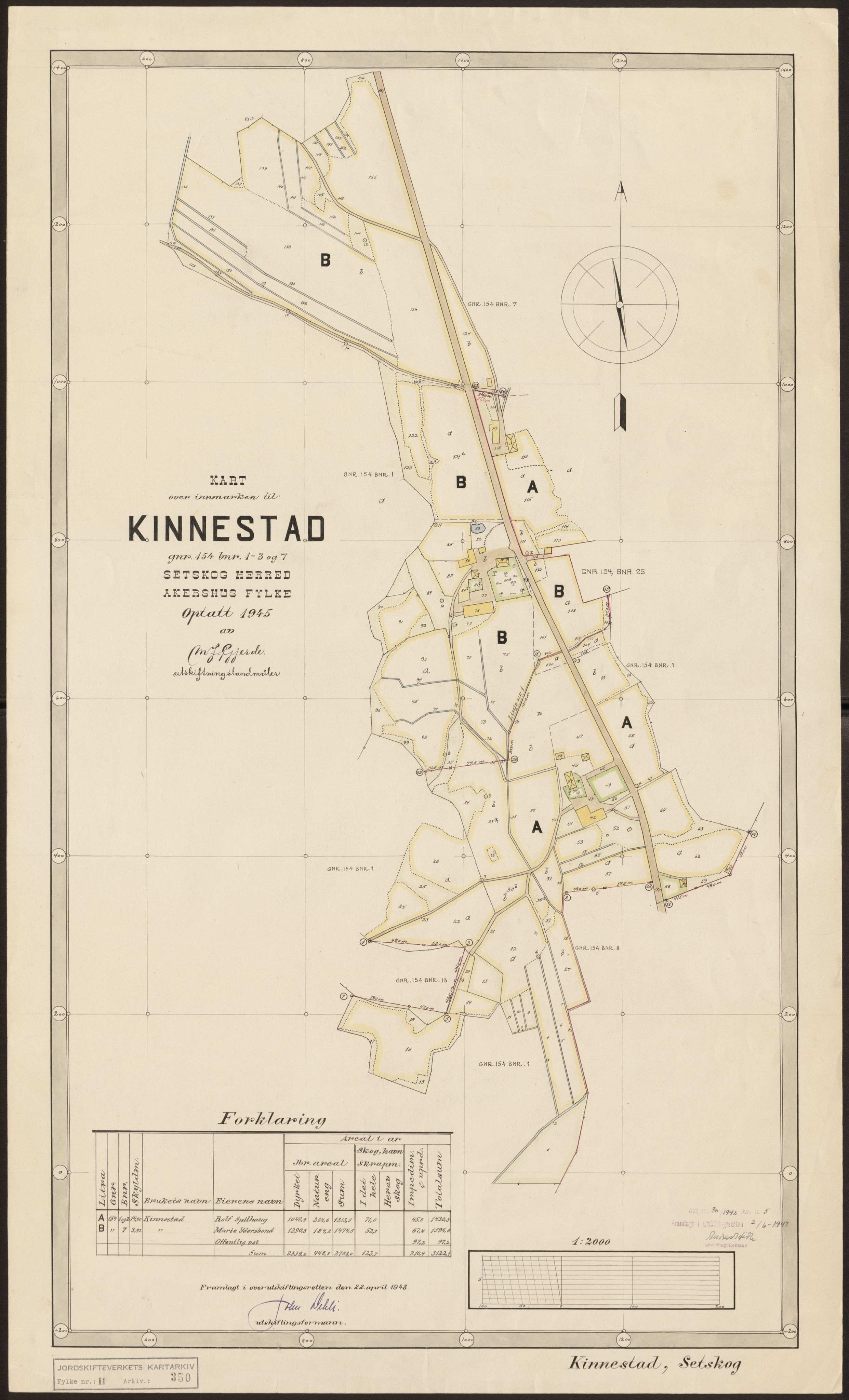 Jordskifteverkets kartarkiv, RA/S-3929/T, 1859-1988, p. 445