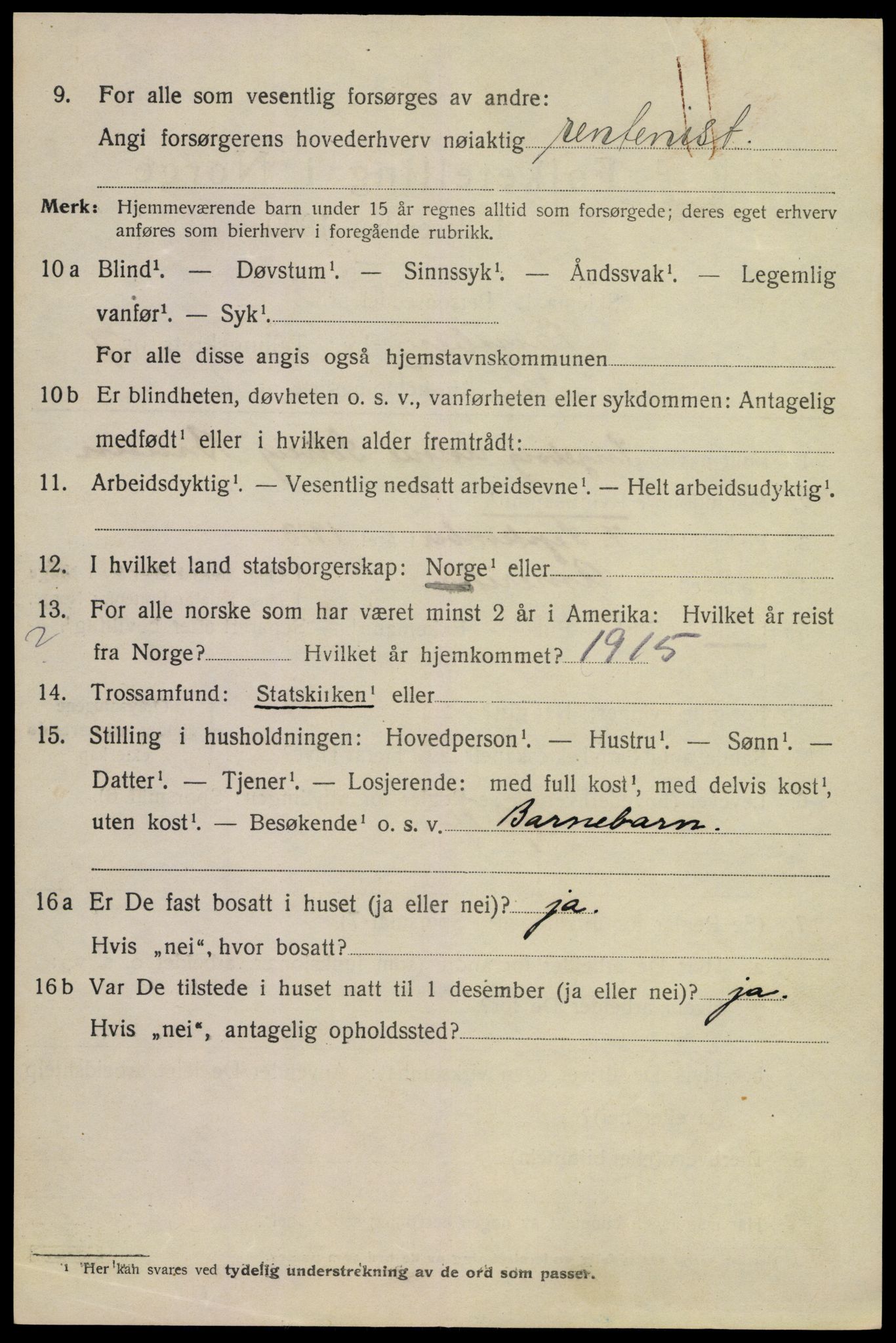 SAKO, 1920 census for Tønsberg, 1920, p. 15724