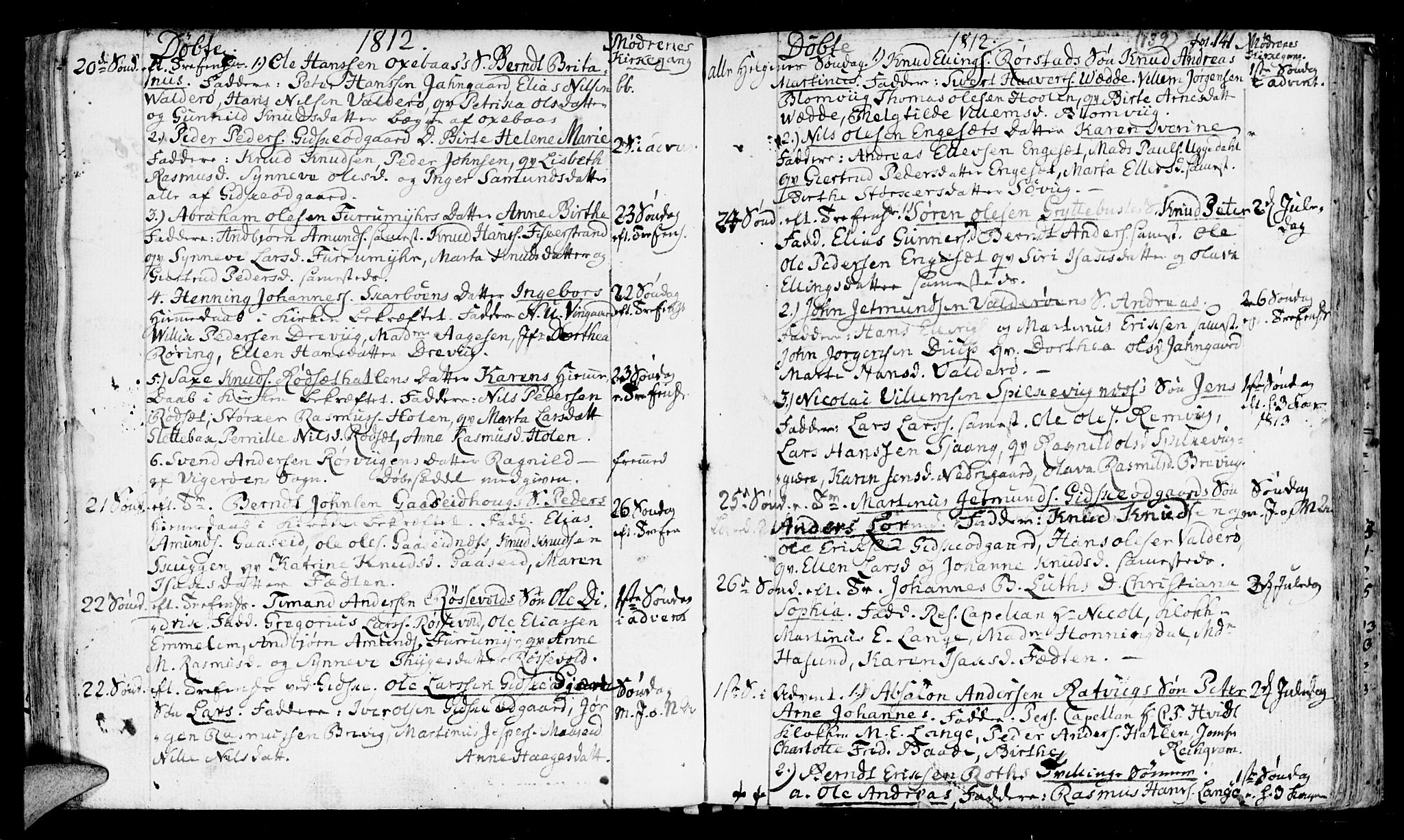 Ministerialprotokoller, klokkerbøker og fødselsregistre - Møre og Romsdal, AV/SAT-A-1454/528/L0394: Parish register (official) no. 528A05, 1801-1826, p. 139