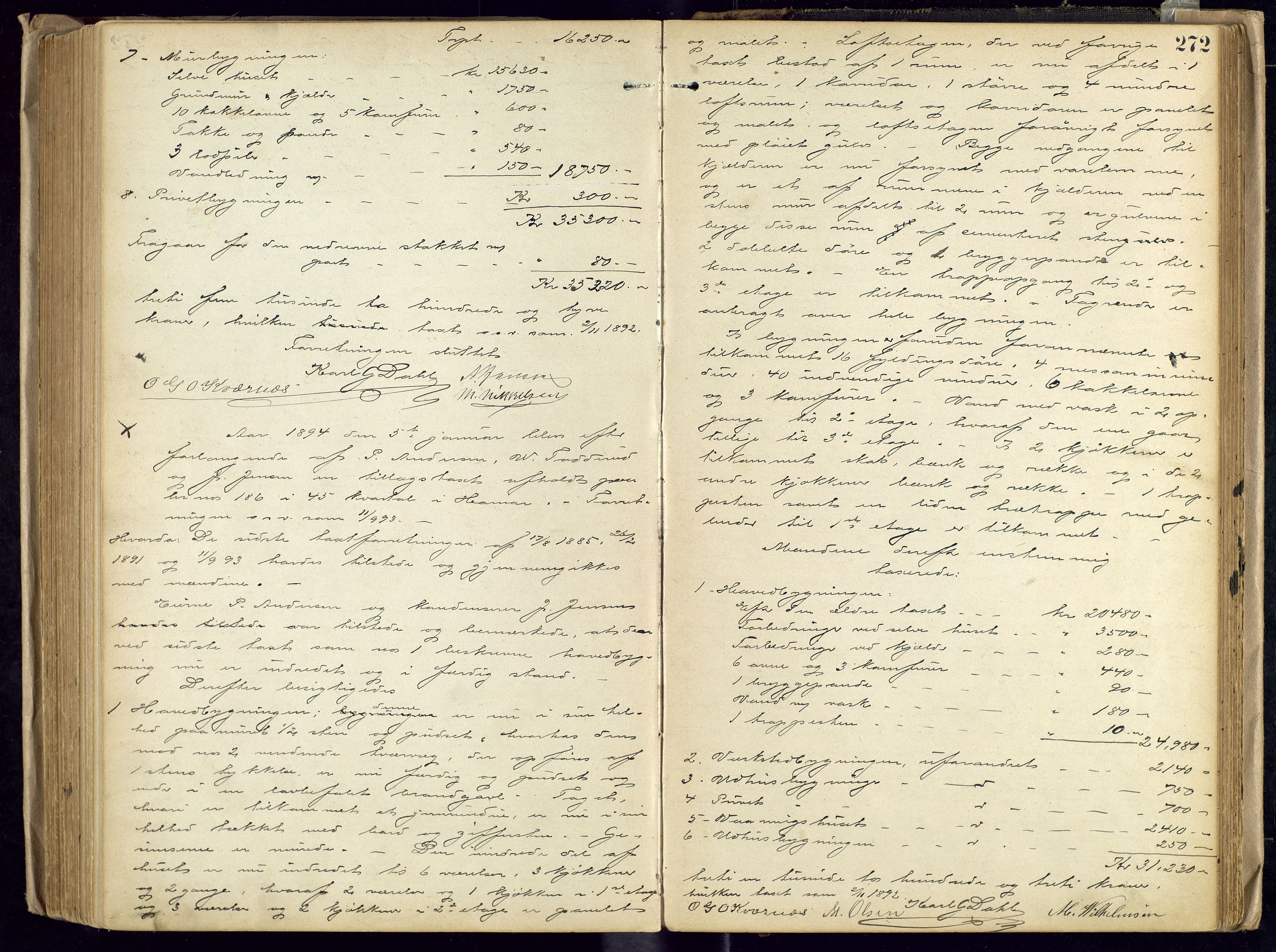 Norges Brannkasse, Hamar, AV/SAH-NBRANH-006/F/Fa/L0003: Branntakstprotokoll, 1886-1897, p. 271b-272a