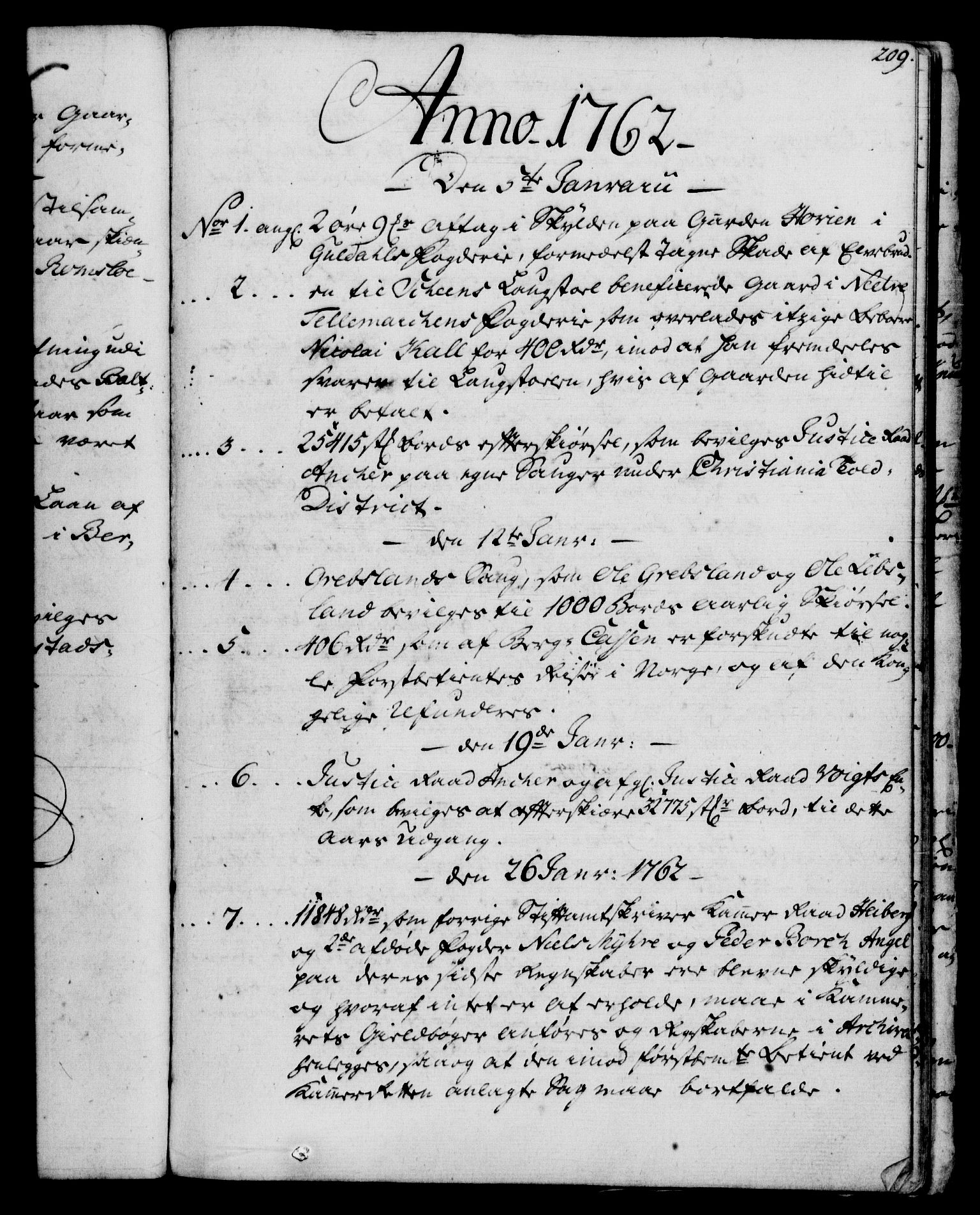 Rentekammeret, Kammerkanselliet, RA/EA-3111/G/Gf/Gfb/L0006: Register til norske relasjons- og resolusjonsprotokoller (merket RK 52.101), 1755-1765, p. 209