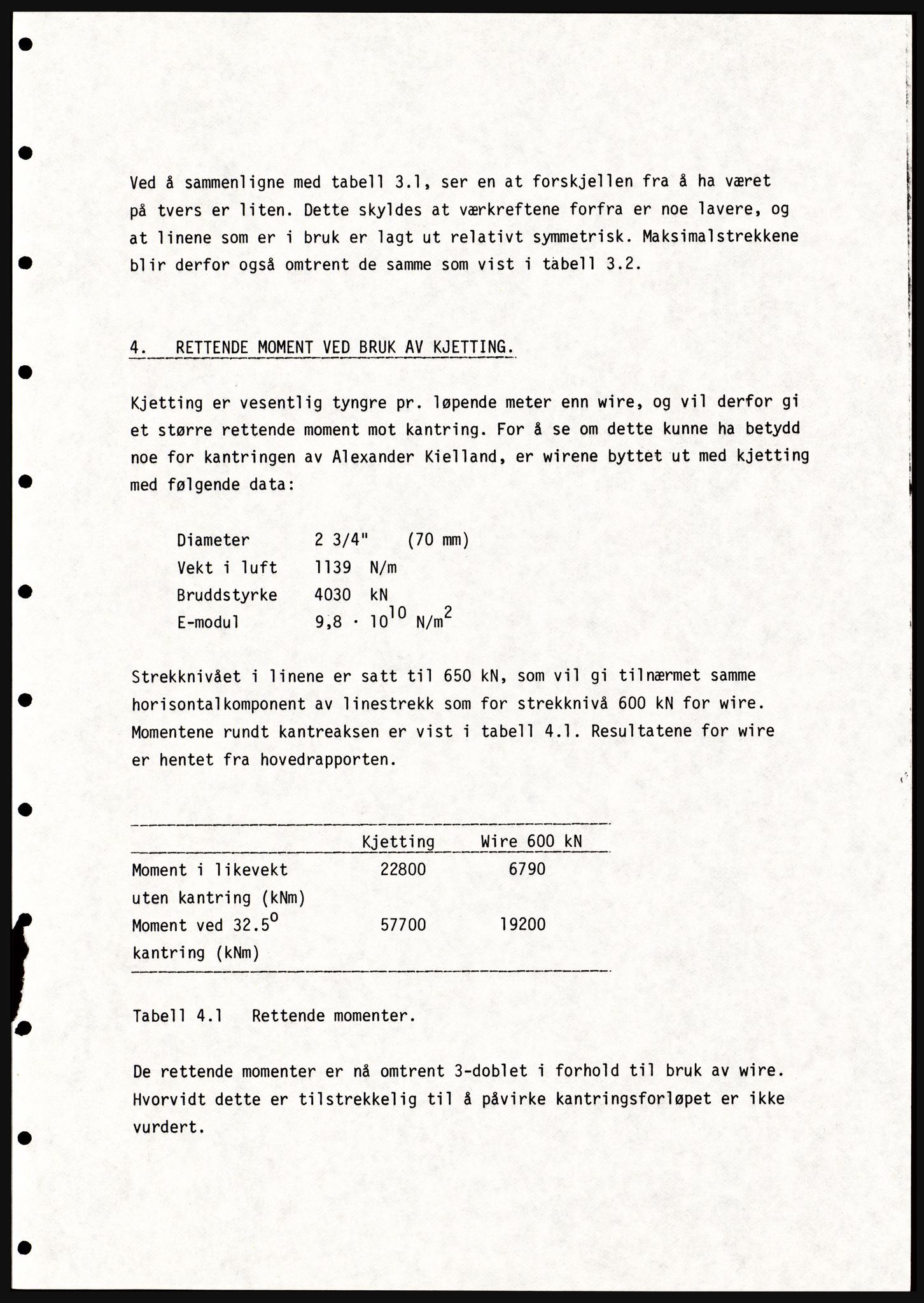 Justisdepartementet, Granskningskommisjonen ved Alexander Kielland-ulykken 27.3.1980, AV/RA-S-1165/D/L0021: V Forankring (Doku.liste + V1-V3 av 3)/W Materialundersøkelser (Doku.liste + W1-W10 av 10 - W9 eske 26), 1980-1981, p. 45