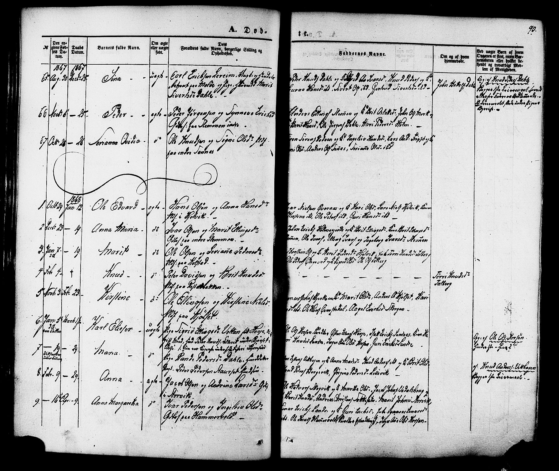 Ministerialprotokoller, klokkerbøker og fødselsregistre - Møre og Romsdal, SAT/A-1454/547/L0603: Parish register (official) no. 547A05, 1846-1877, p. 90
