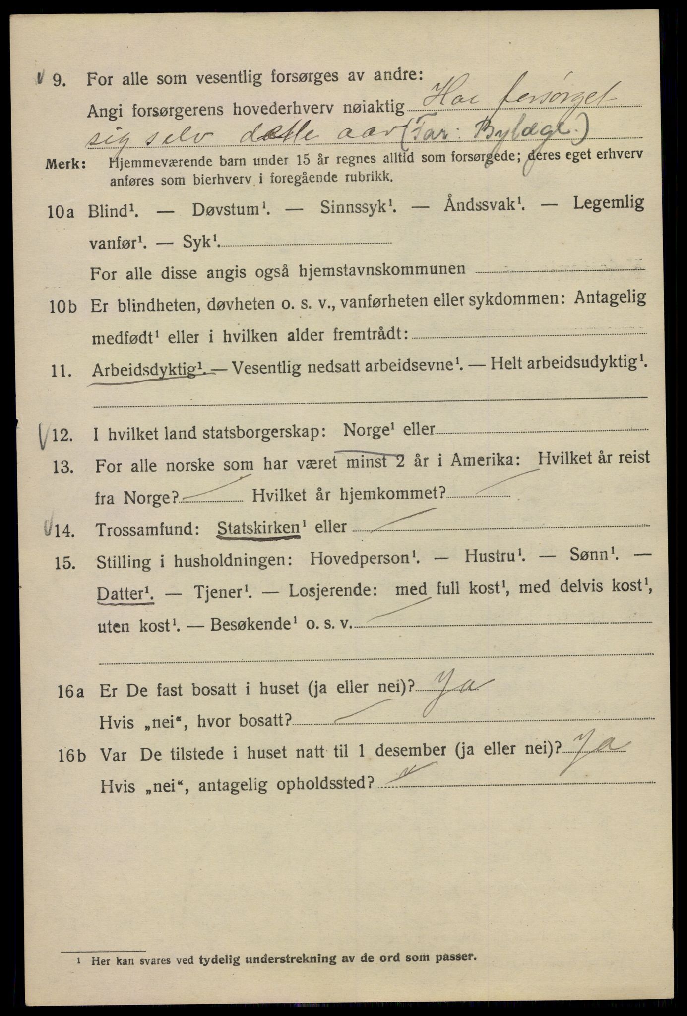 SAO, 1920 census for Kristiania, 1920, p. 296986