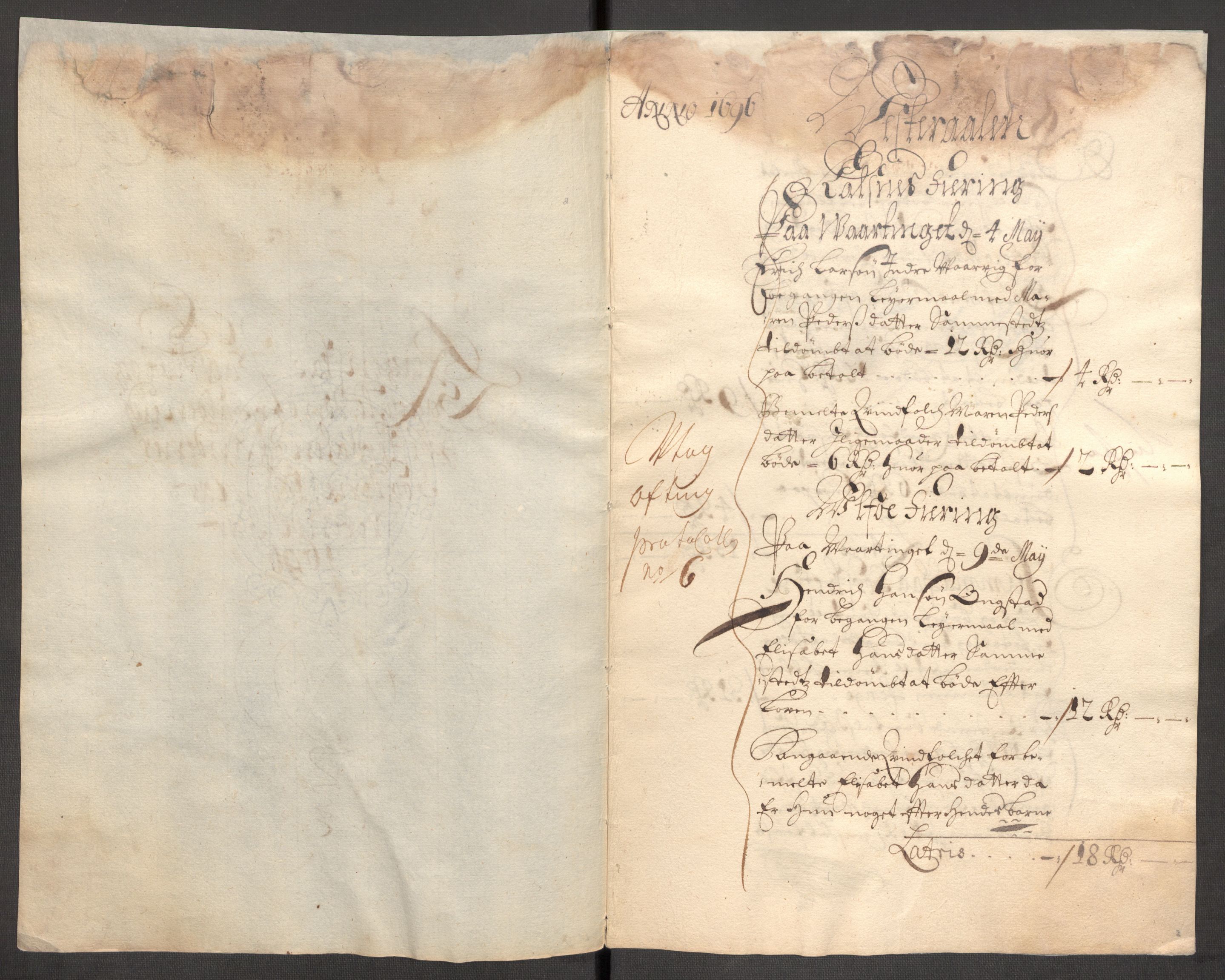 Rentekammeret inntil 1814, Reviderte regnskaper, Fogderegnskap, AV/RA-EA-4092/R67/L4678: Fogderegnskap Vesterålen, Andenes og Lofoten, 1696-1708, p. 124