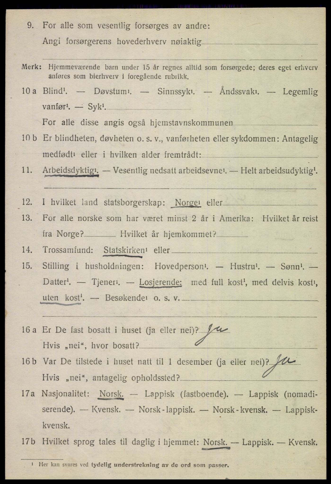 SAT, 1920 census for Gildeskål, 1920, p. 6803