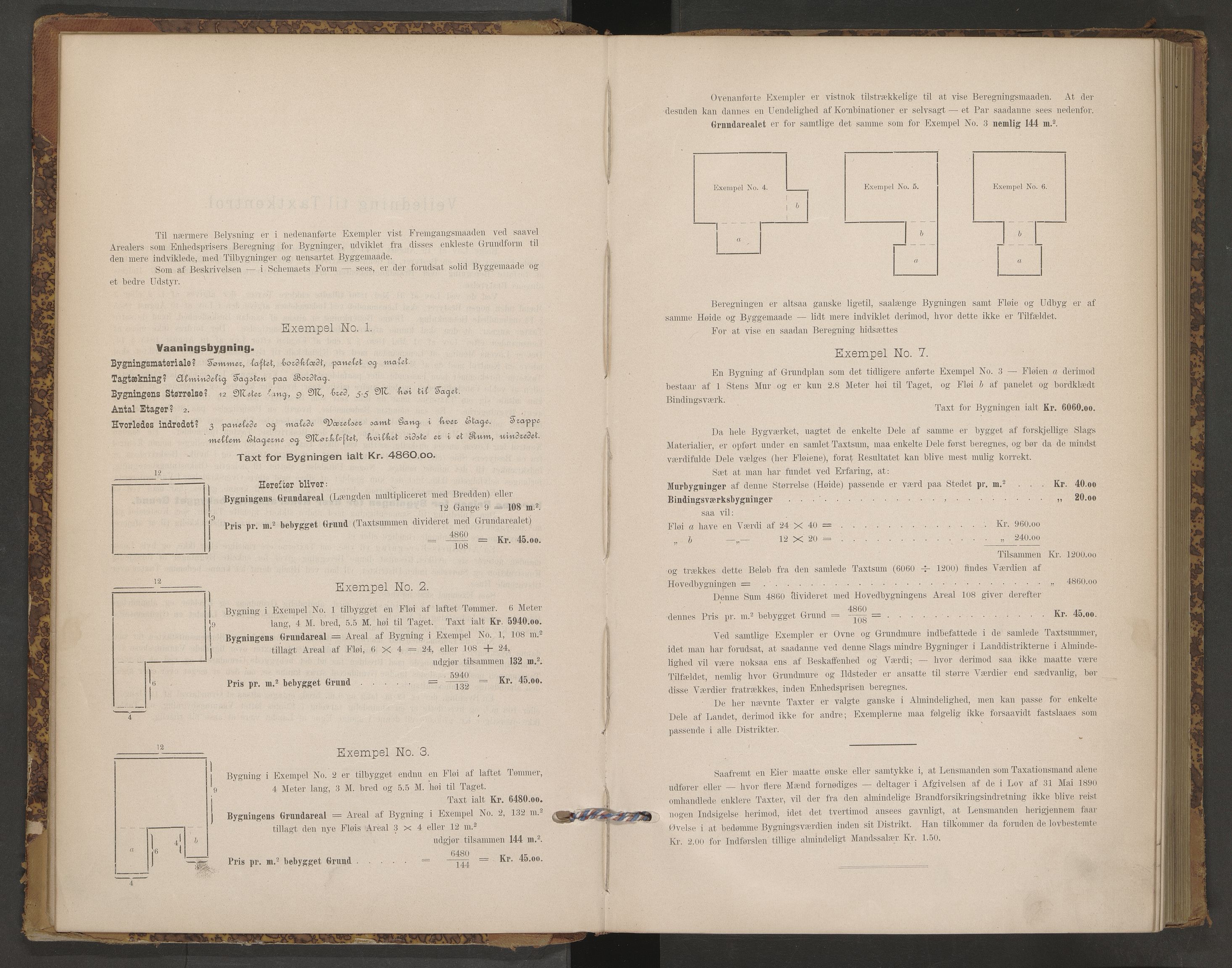 Solum lensmannskontor, AV/SAKO-A-575/Y/Yb/Ybb/L0001: Skjematakstprotokoll, 1895-1898