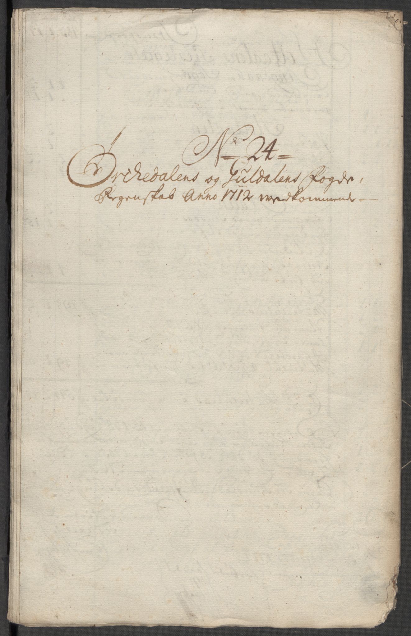 Rentekammeret inntil 1814, Reviderte regnskaper, Fogderegnskap, RA/EA-4092/R60/L3963: Fogderegnskap Orkdal og Gauldal, 1712, p. 274