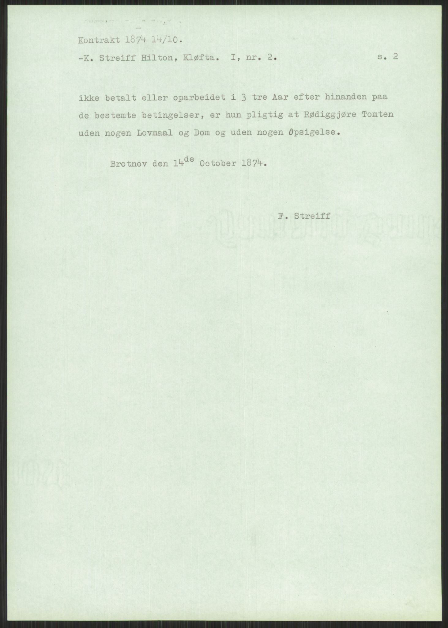 Samlinger til kildeutgivelse, Amerikabrevene, AV/RA-EA-4057/F/L0006: Innlån fra Akershus: Hilton - Solem, 1838-1914, p. 23