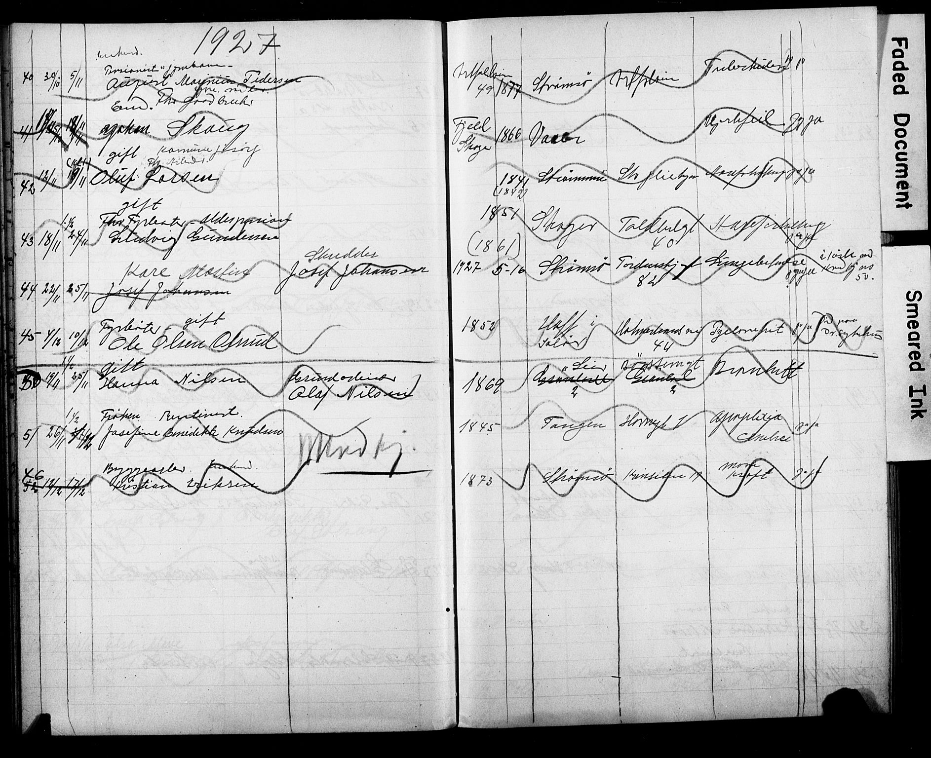 Strømsø kirkebøker, AV/SAKO-A-246/Y/Ya/L0008: Parish register draft no. I 8, 1916-1931