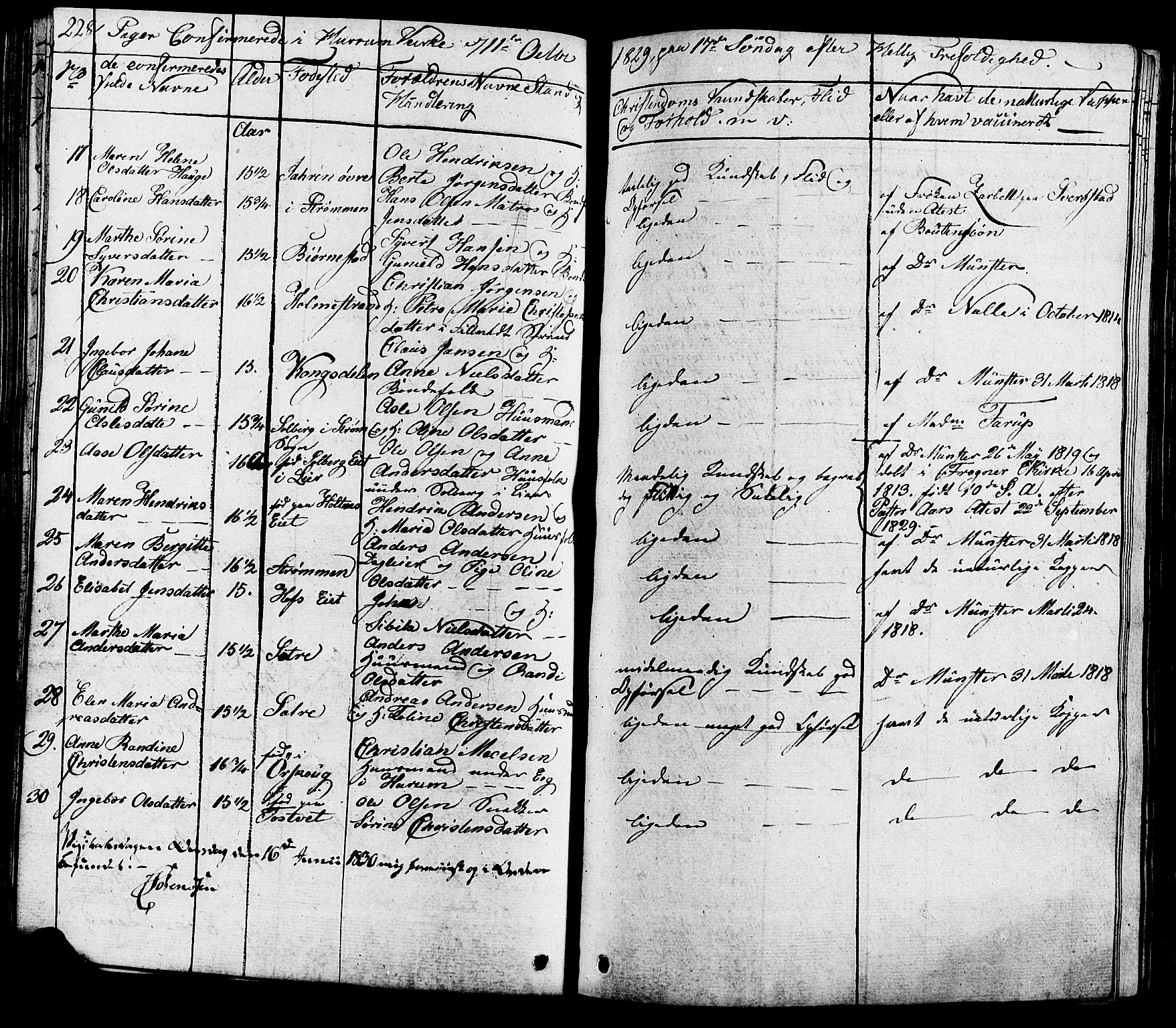 Hurum kirkebøker, AV/SAKO-A-229/G/Ga/L0002: Parish register (copy) no. I 2, 1827-1857, p. 228