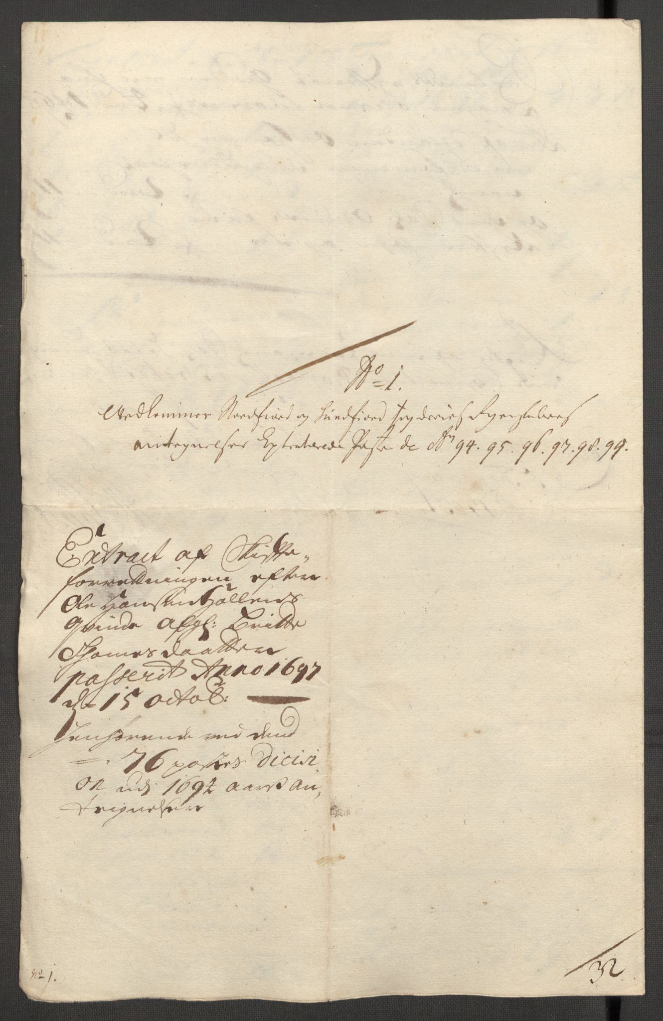 Rentekammeret inntil 1814, Reviderte regnskaper, Fogderegnskap, AV/RA-EA-4092/R53/L3424: Fogderegnskap Sunn- og Nordfjord, 1699, p. 554