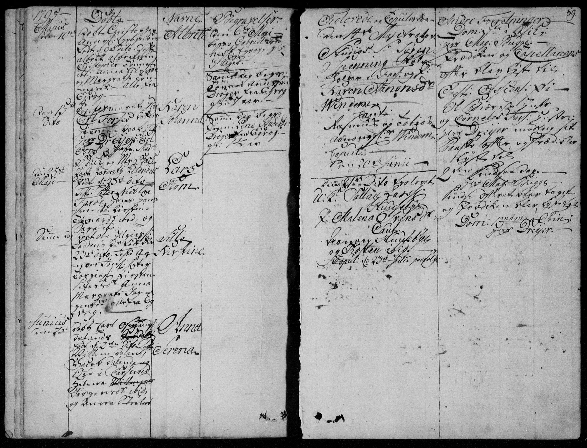 Farsund sokneprestkontor, AV/SAK-1111-0009/F/Fa/L0001: Parish register (official) no. A 1, 1784-1815, p. 59