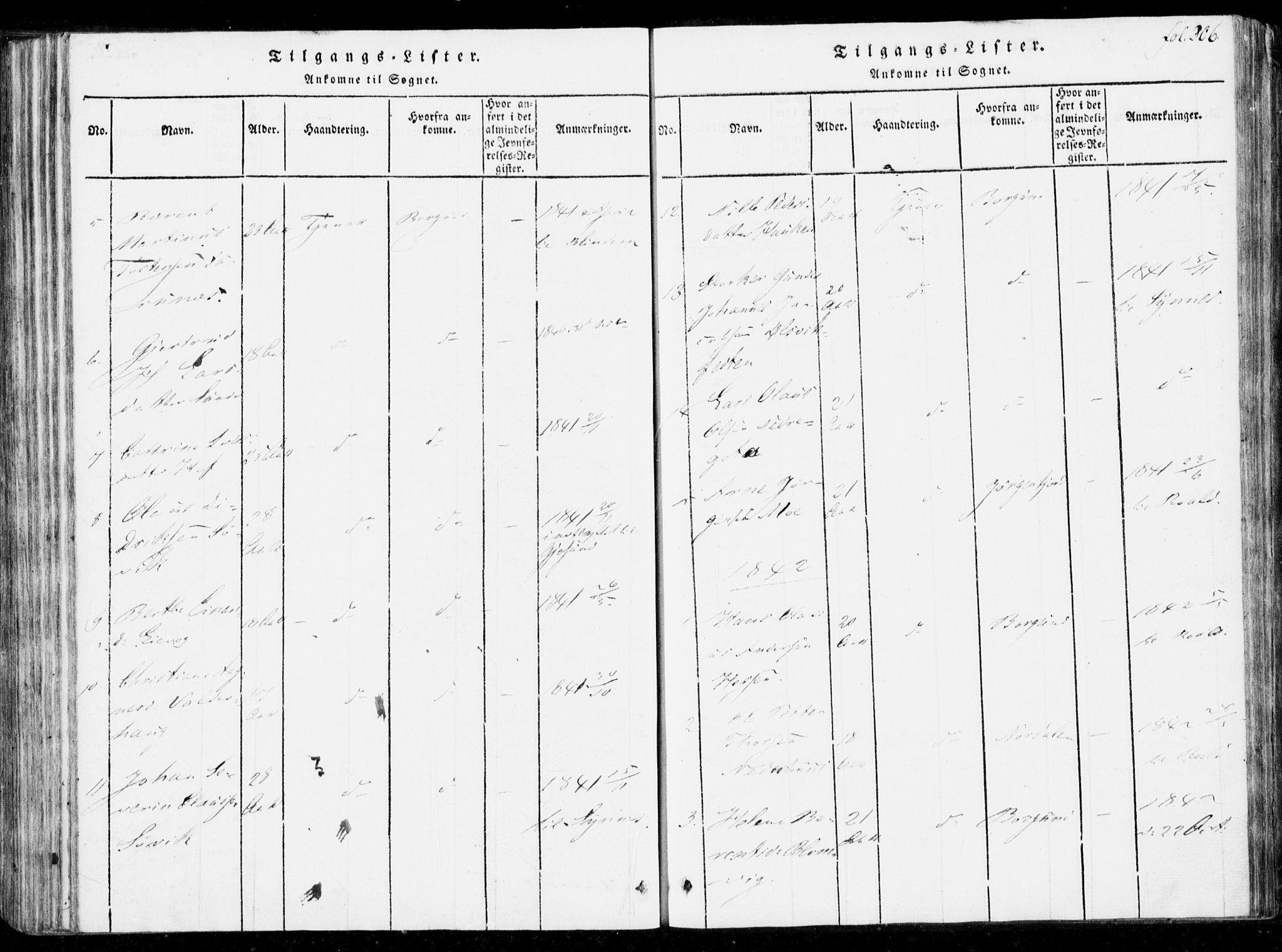 Ministerialprotokoller, klokkerbøker og fødselsregistre - Møre og Romsdal, SAT/A-1454/537/L0517: Parish register (official) no. 537A01, 1818-1862, p. 306