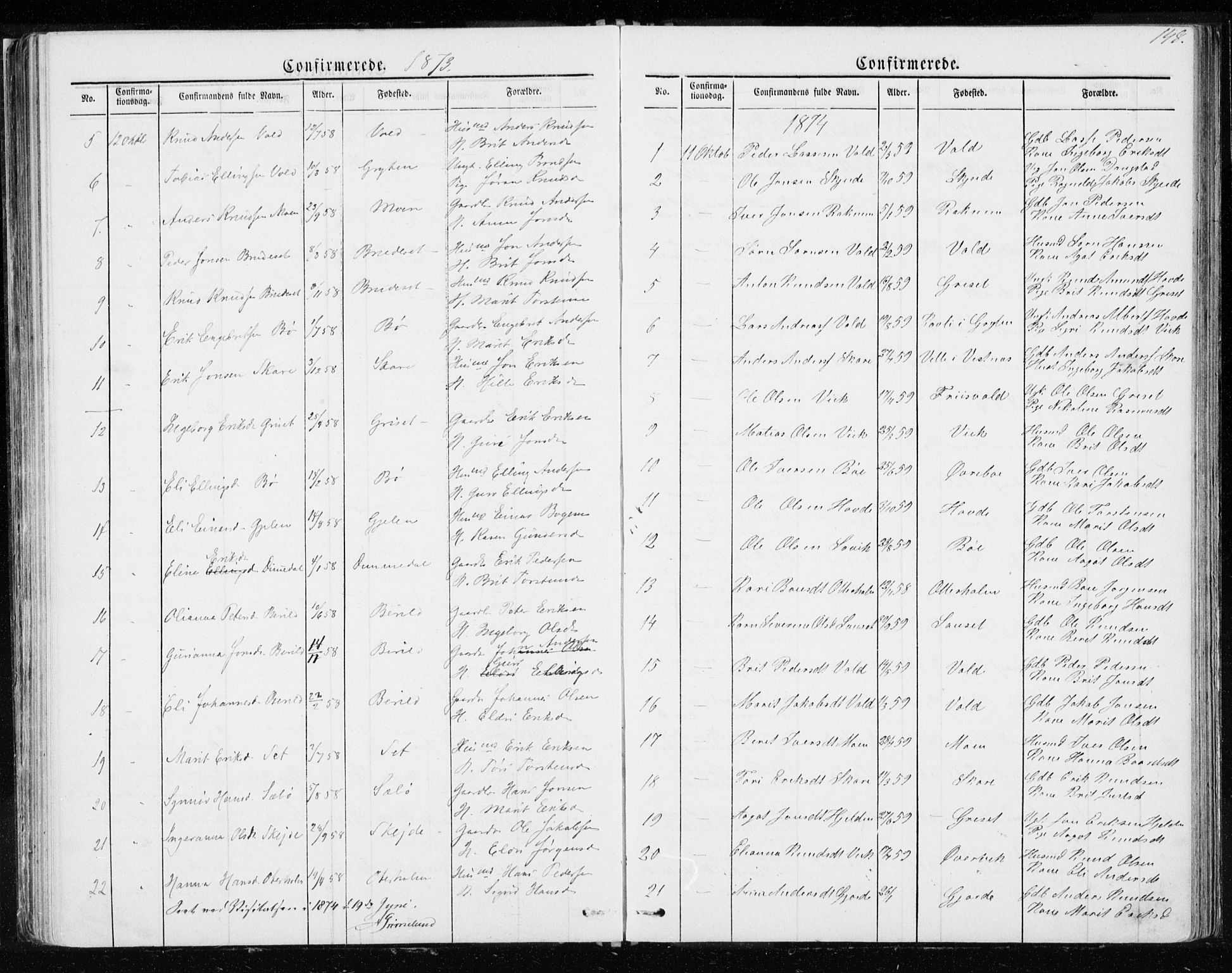 Ministerialprotokoller, klokkerbøker og fødselsregistre - Møre og Romsdal, SAT/A-1454/543/L0564: Parish register (copy) no. 543C02, 1867-1915, p. 148