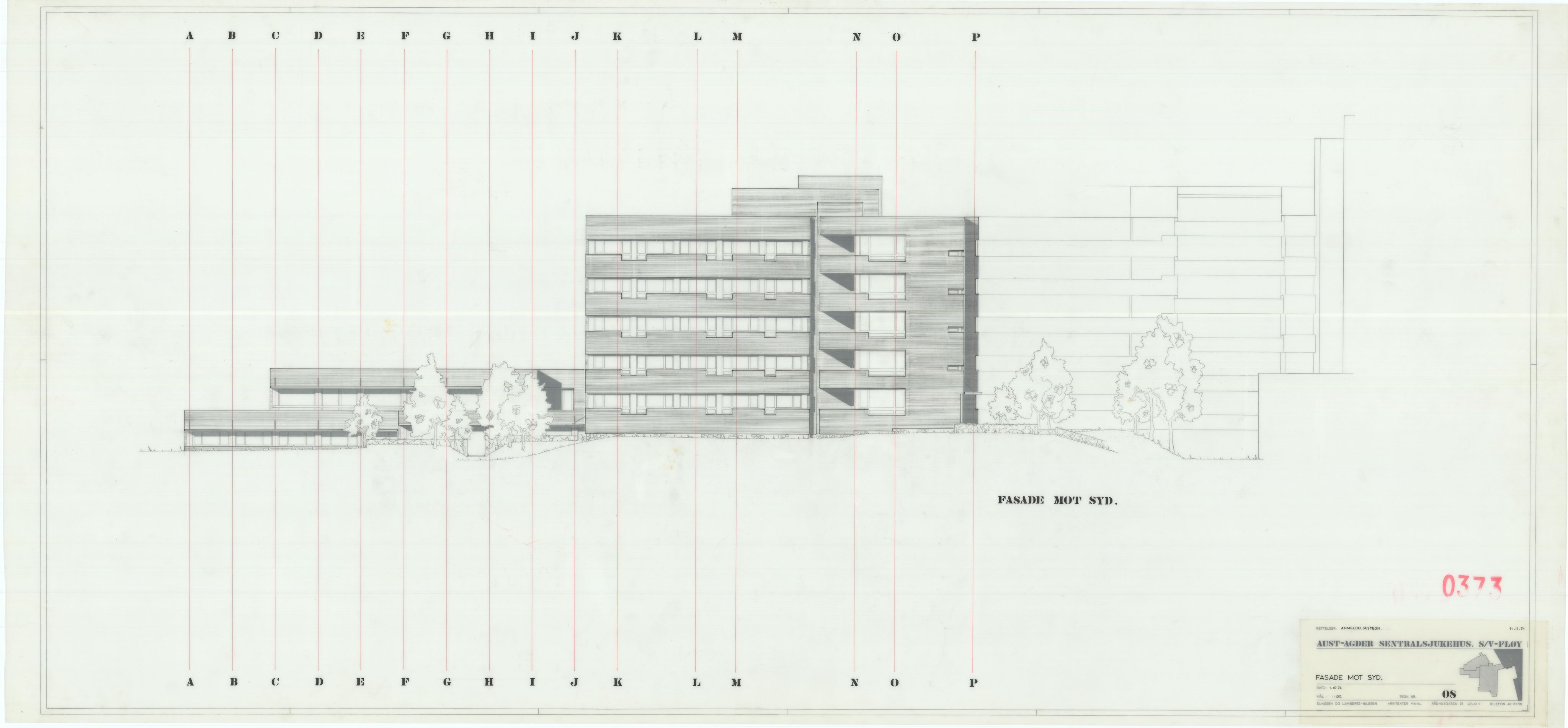 Eliassen og Lambertz-Nilssen Arkitekter, AAKS/PA-2983/T/T03/L0001: Tegningskogger 373, 1974-1978, p. 17