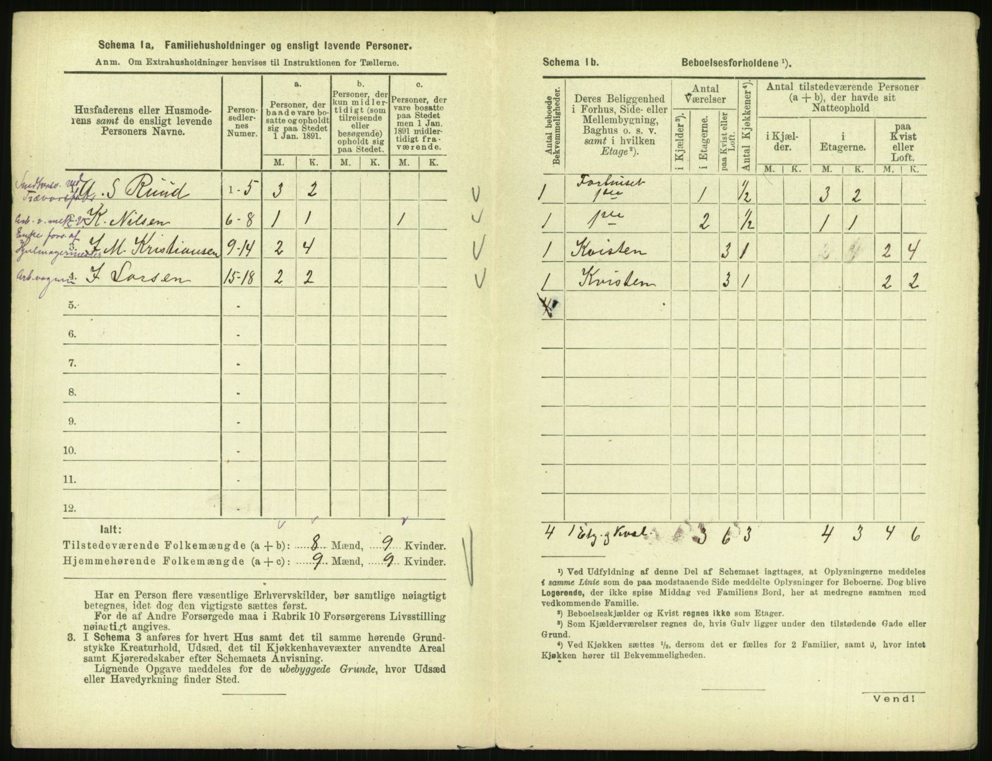 RA, 1891 census for 0301 Kristiania, 1891, p. 148437