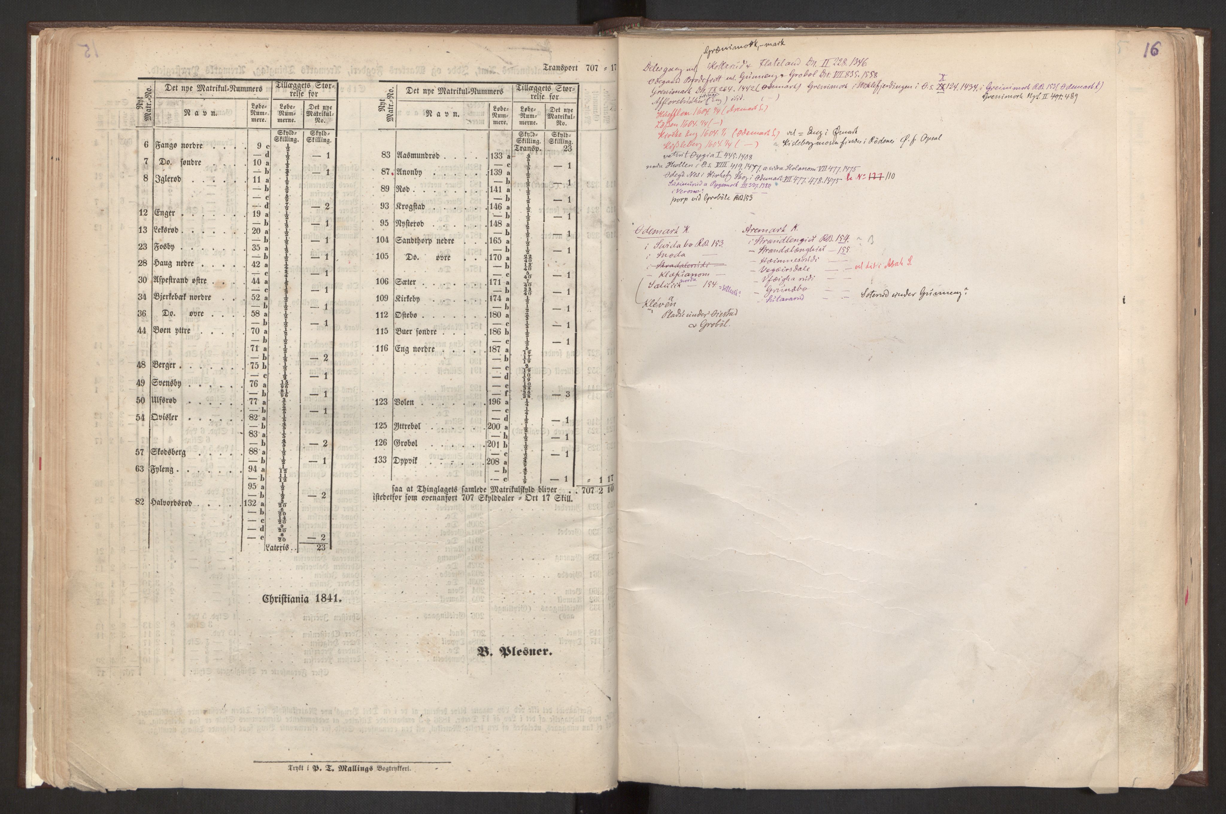 Rygh, RA/PA-0034/F/Fb/L0001: Matrikkelen for 1838 - Smaalenes amt (Østfold fylke), 1838, p. 16a