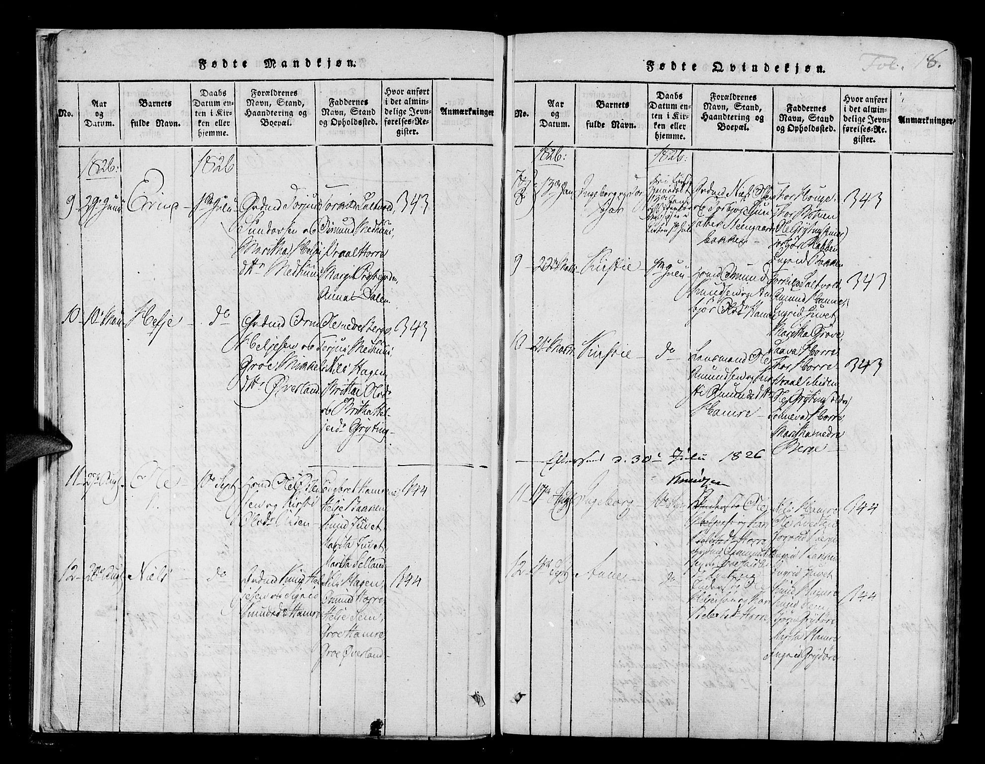 Røldal sokneprestembete, AV/SAB-A-100247: Parish register (official) no. A 2, 1817-1856, p. 18