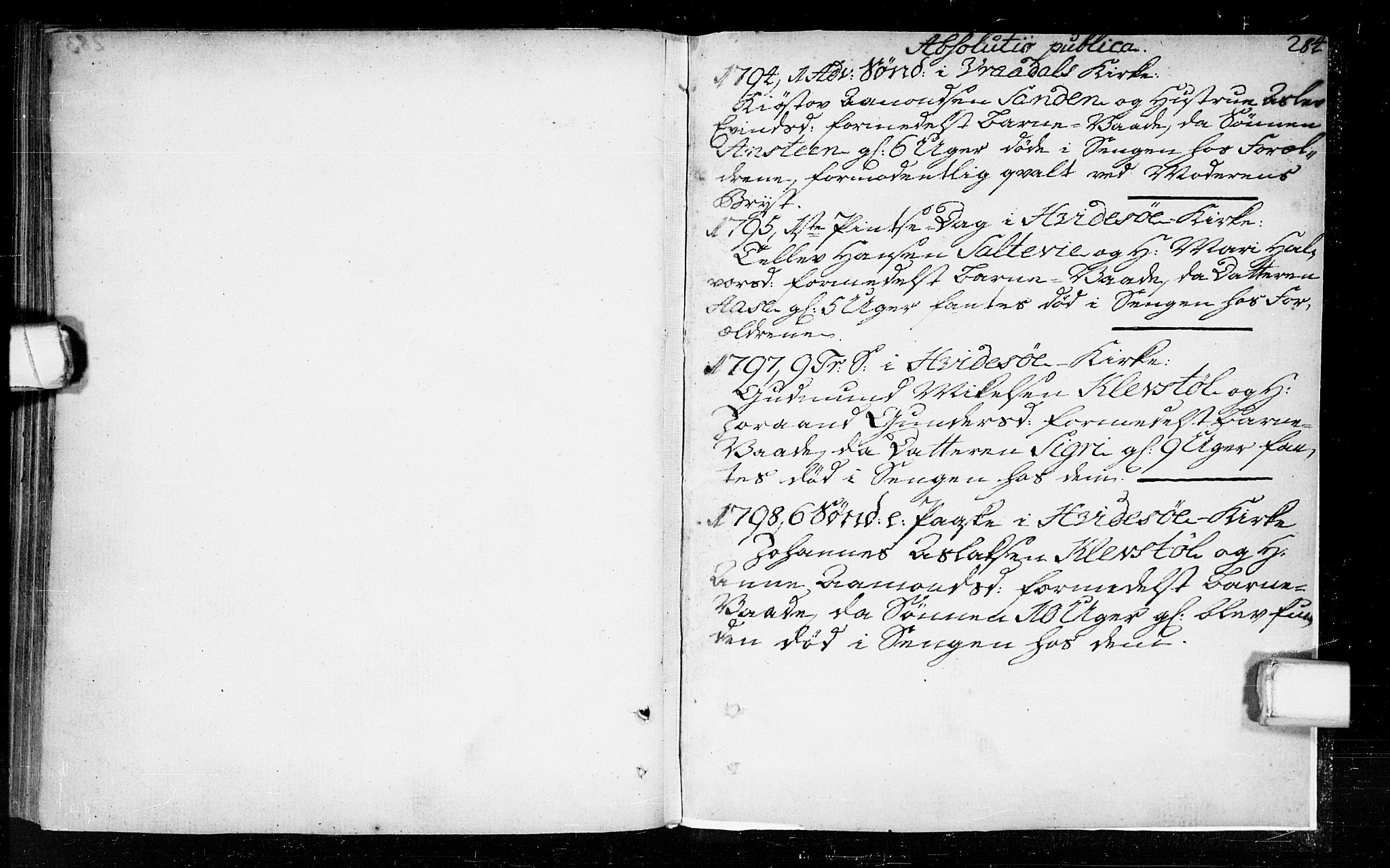 Kviteseid kirkebøker, SAKO/A-276/F/Fa/L0003: Parish register (official) no. I 3, 1787-1799, p. 284