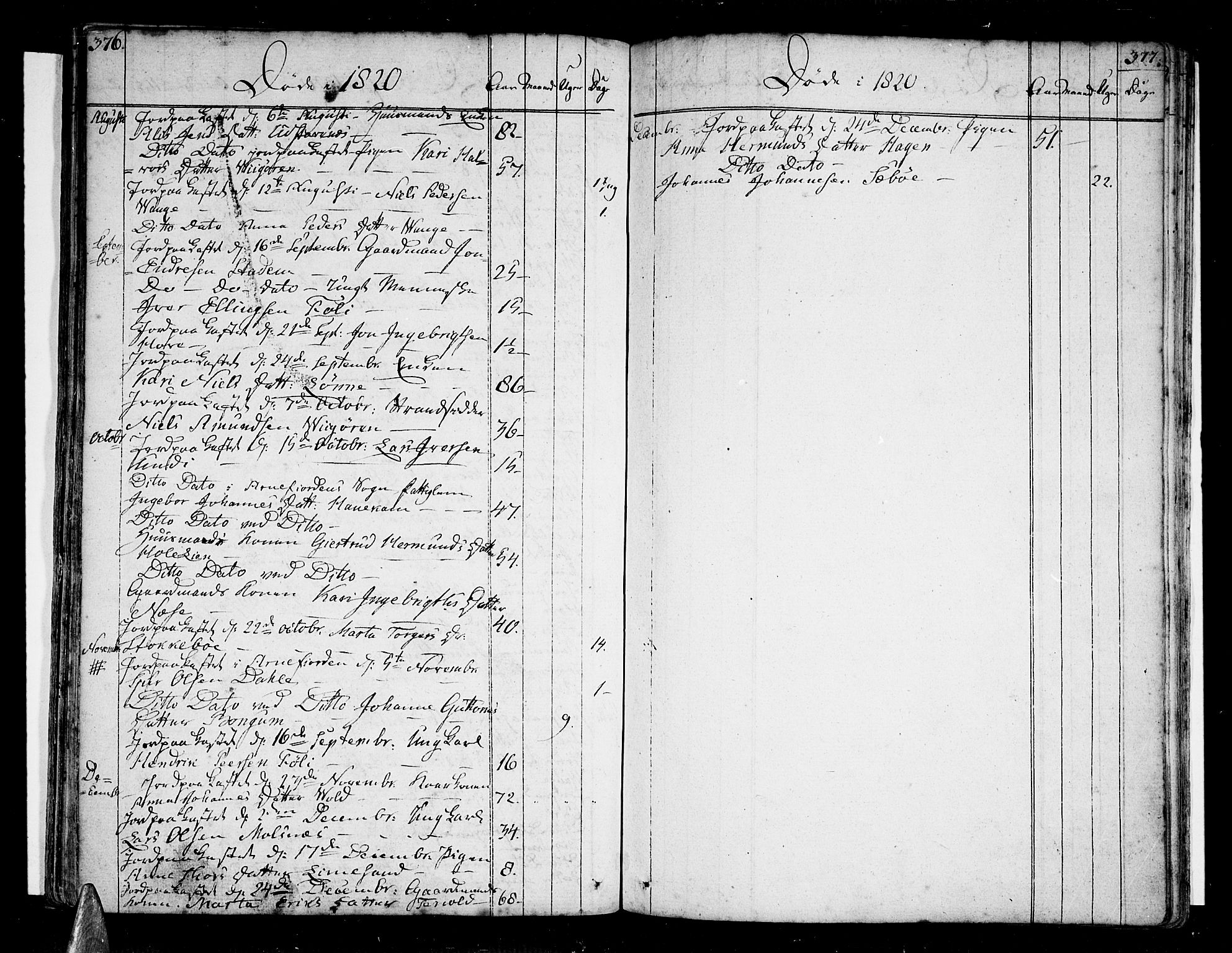 Vik sokneprestembete, AV/SAB-A-81501/H/Haa/Haaa/L0005: Parish register (official) no. A 5, 1787-1820, p. 376-377