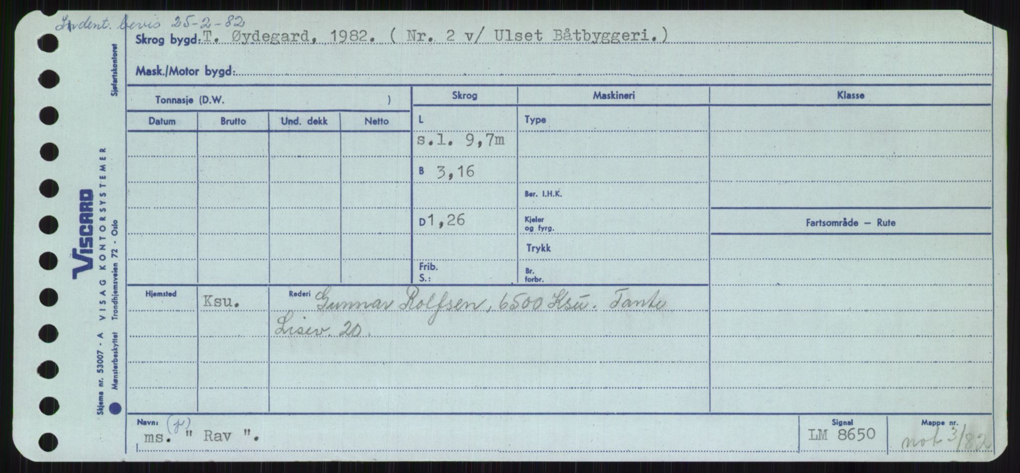 Sjøfartsdirektoratet med forløpere, Skipsmålingen, AV/RA-S-1627/H/Ha/L0004/0002: Fartøy, Mas-R / Fartøy, Odin-R, p. 571