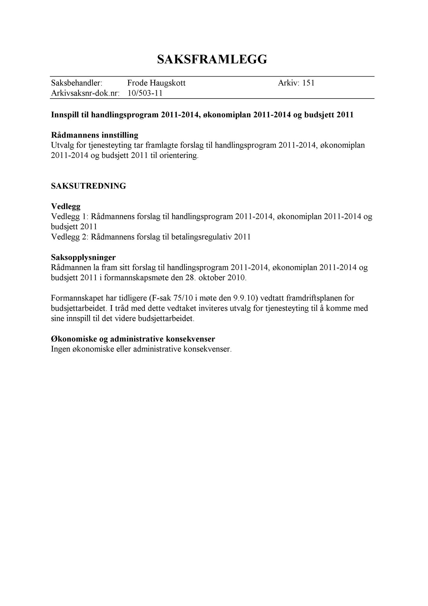 Klæbu Kommune, TRKO/KK/14-UTY/L003: Utvalg for tjenesteyting - Møtedokumenter, 2010, p. 97