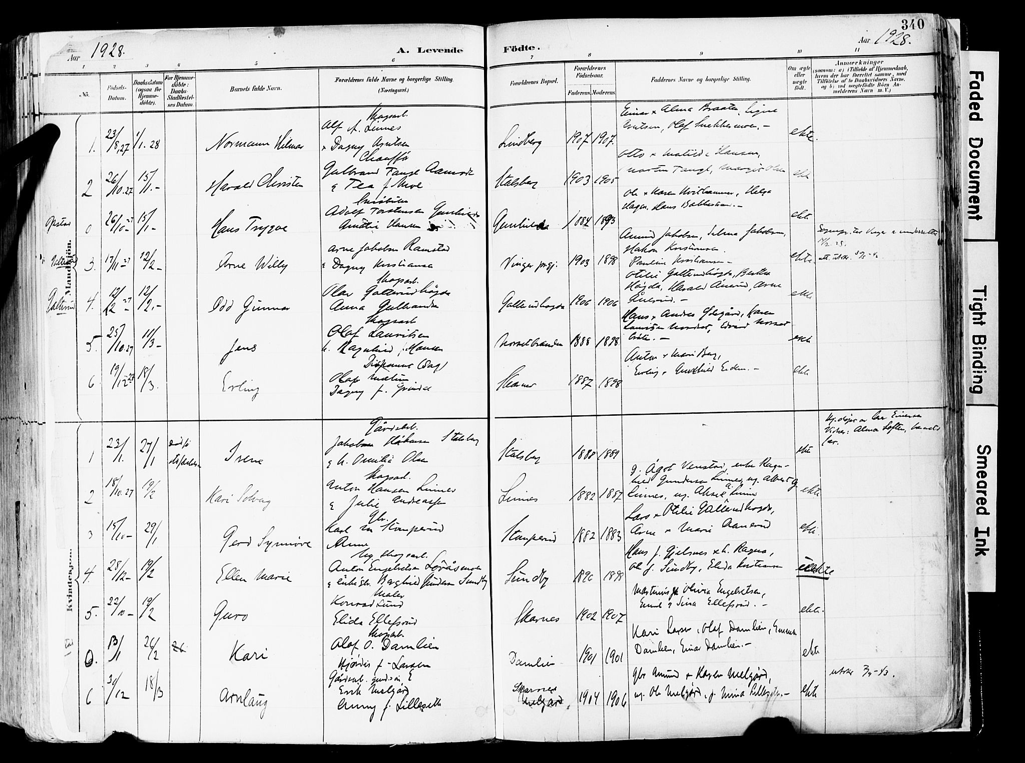 Sør-Odal prestekontor, AV/SAH-PREST-030/H/Ha/Haa/L0006: Parish register (official) no. 6, 1886-1931, p. 340