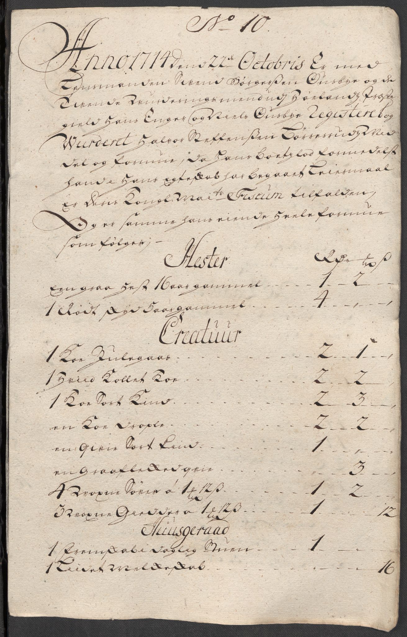 Rentekammeret inntil 1814, Reviderte regnskaper, Fogderegnskap, AV/RA-EA-4092/R11/L0596: Fogderegnskap Nedre Romerike, 1714, p. 272