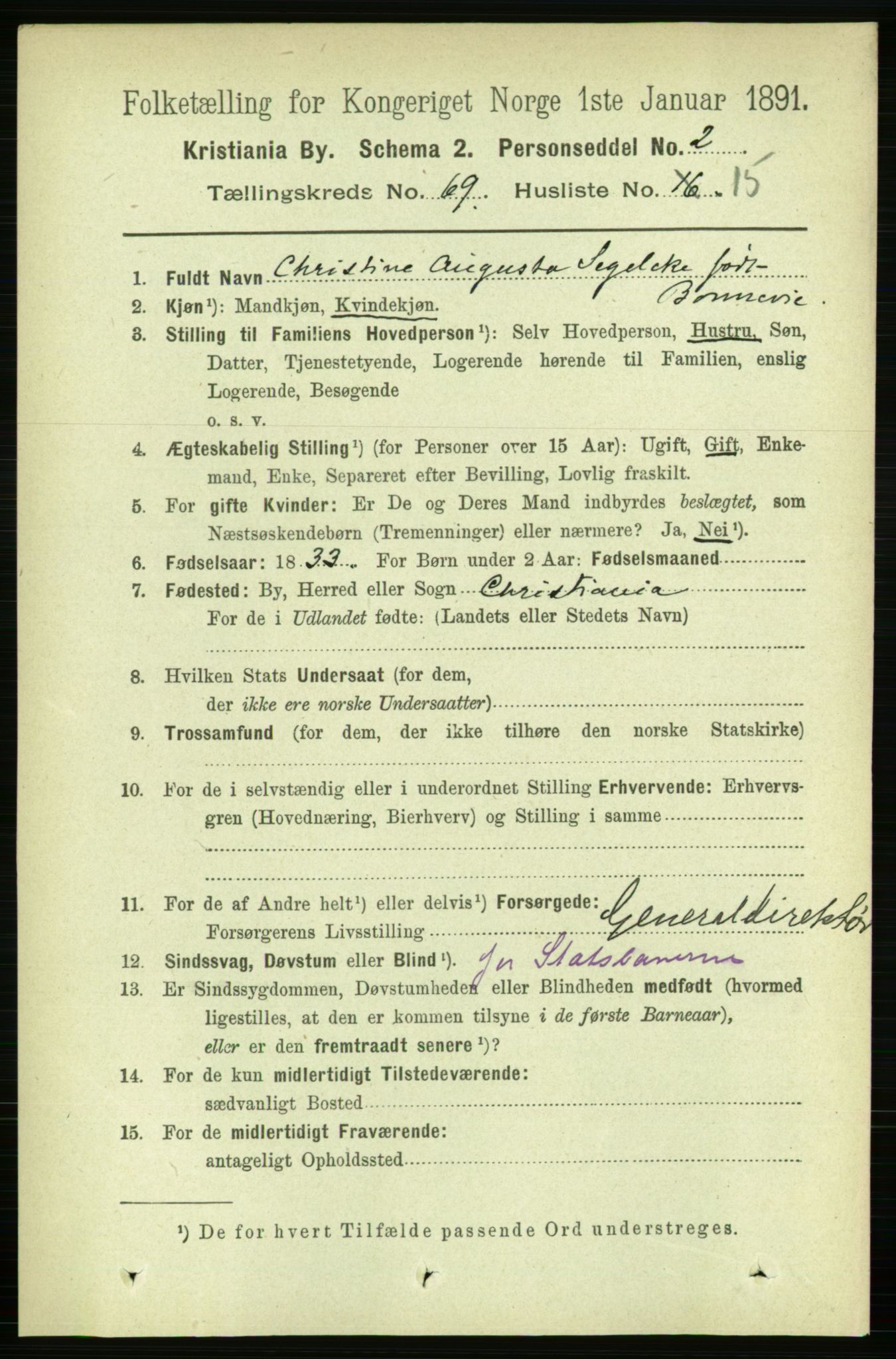 RA, 1891 census for 0301 Kristiania, 1891, p. 38401